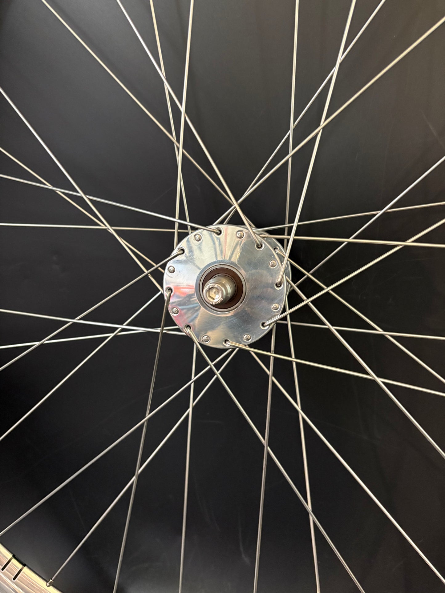 H Plus Son Archetype / Phil Wood HF Wheelset Silver 32h