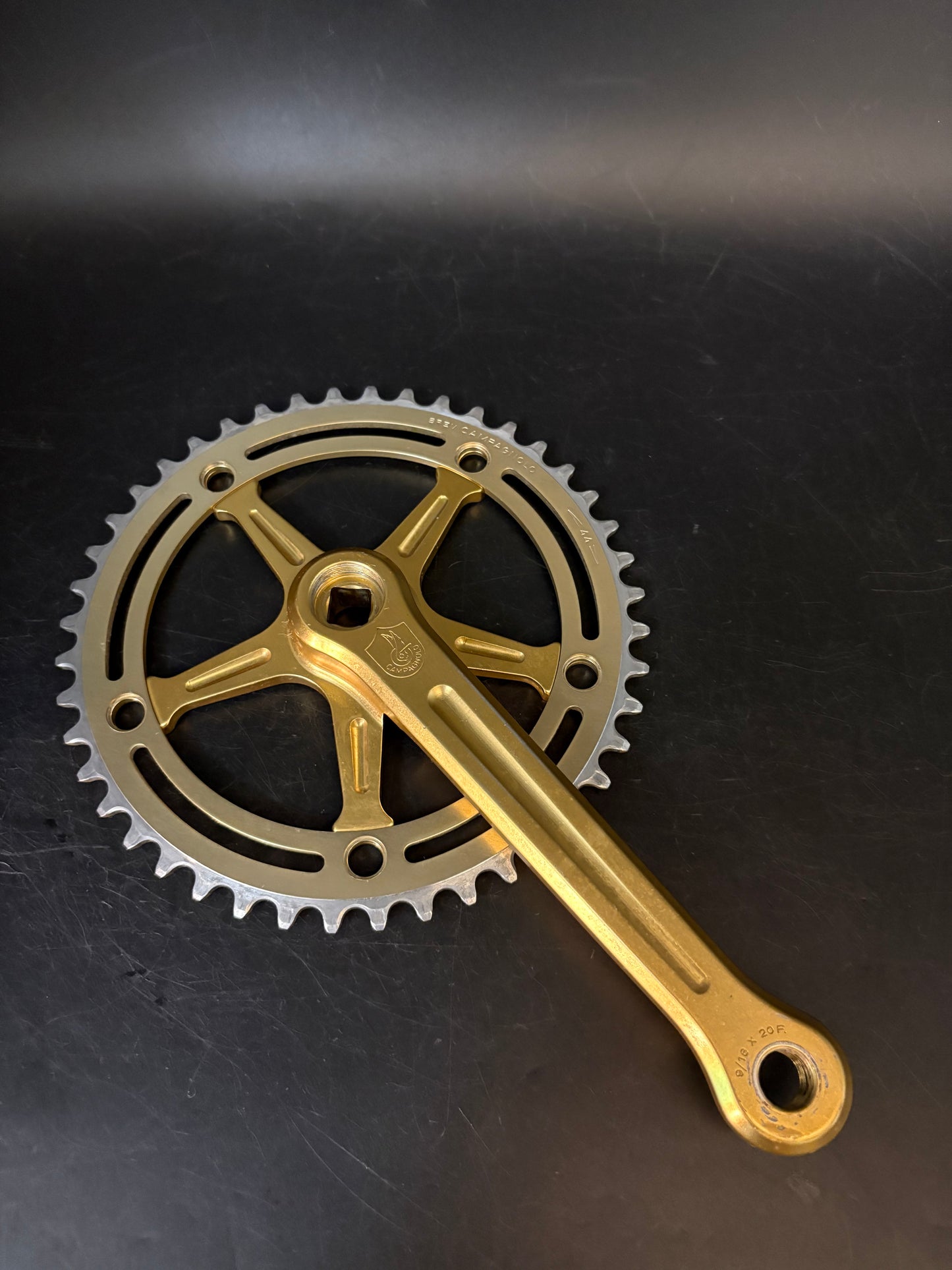 Campagnolo Strada Crankset Gold 170mm 144bcd 44t