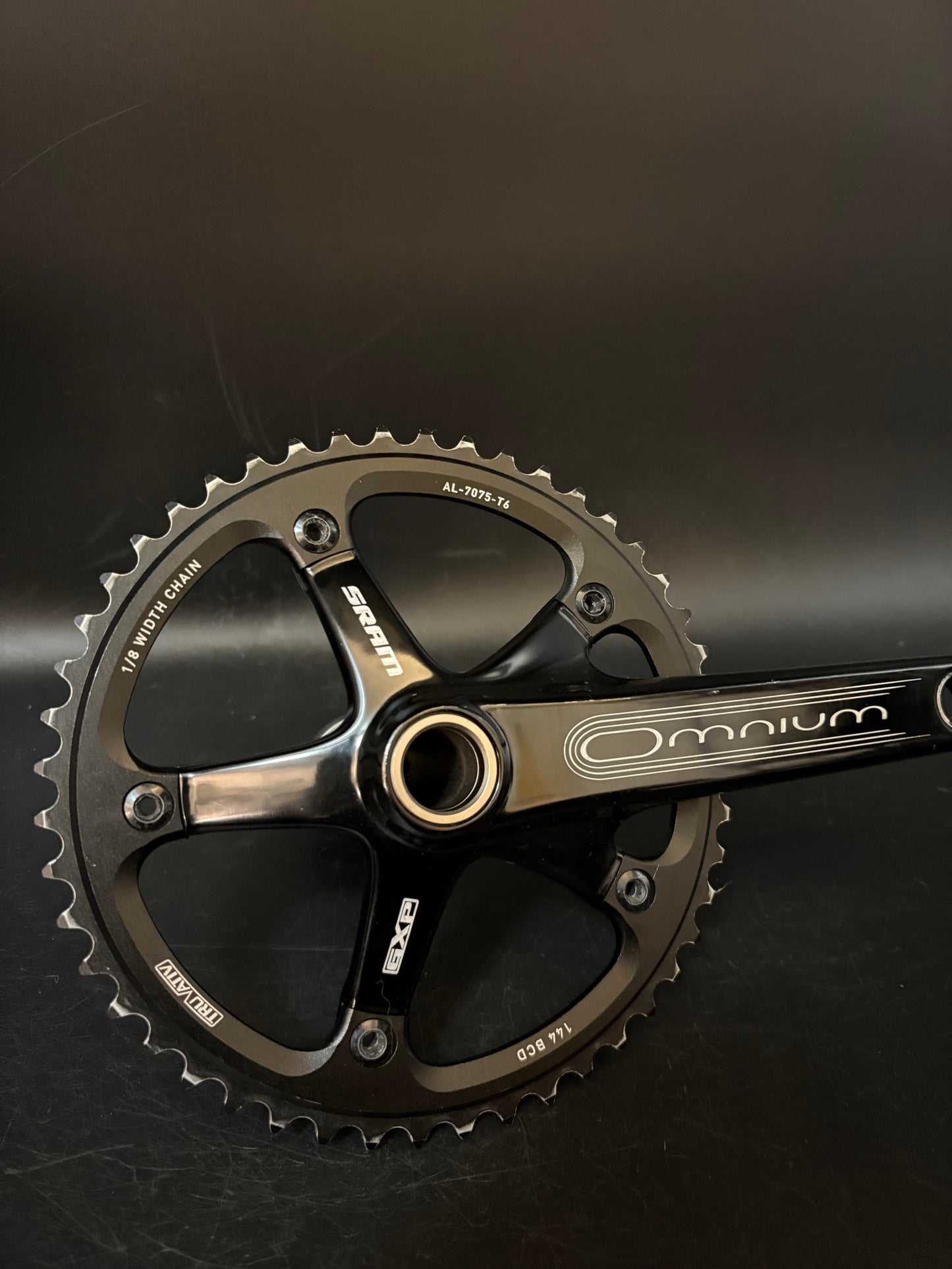 Sram Omnium Crankset Black 167.5mm 48t