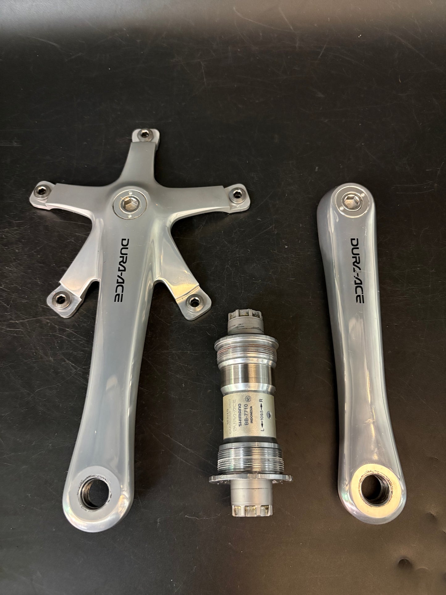 Dura Ace 7710 Cranks Silver 170mm