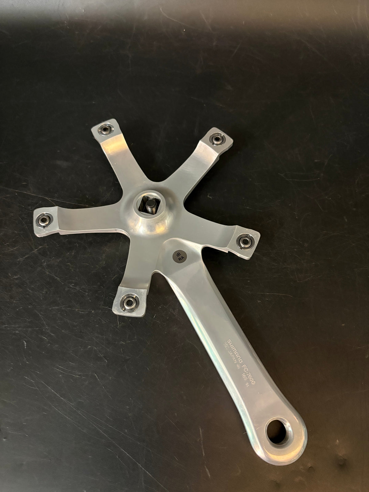 Dura Ace 7600 Cranks Silver 165mm