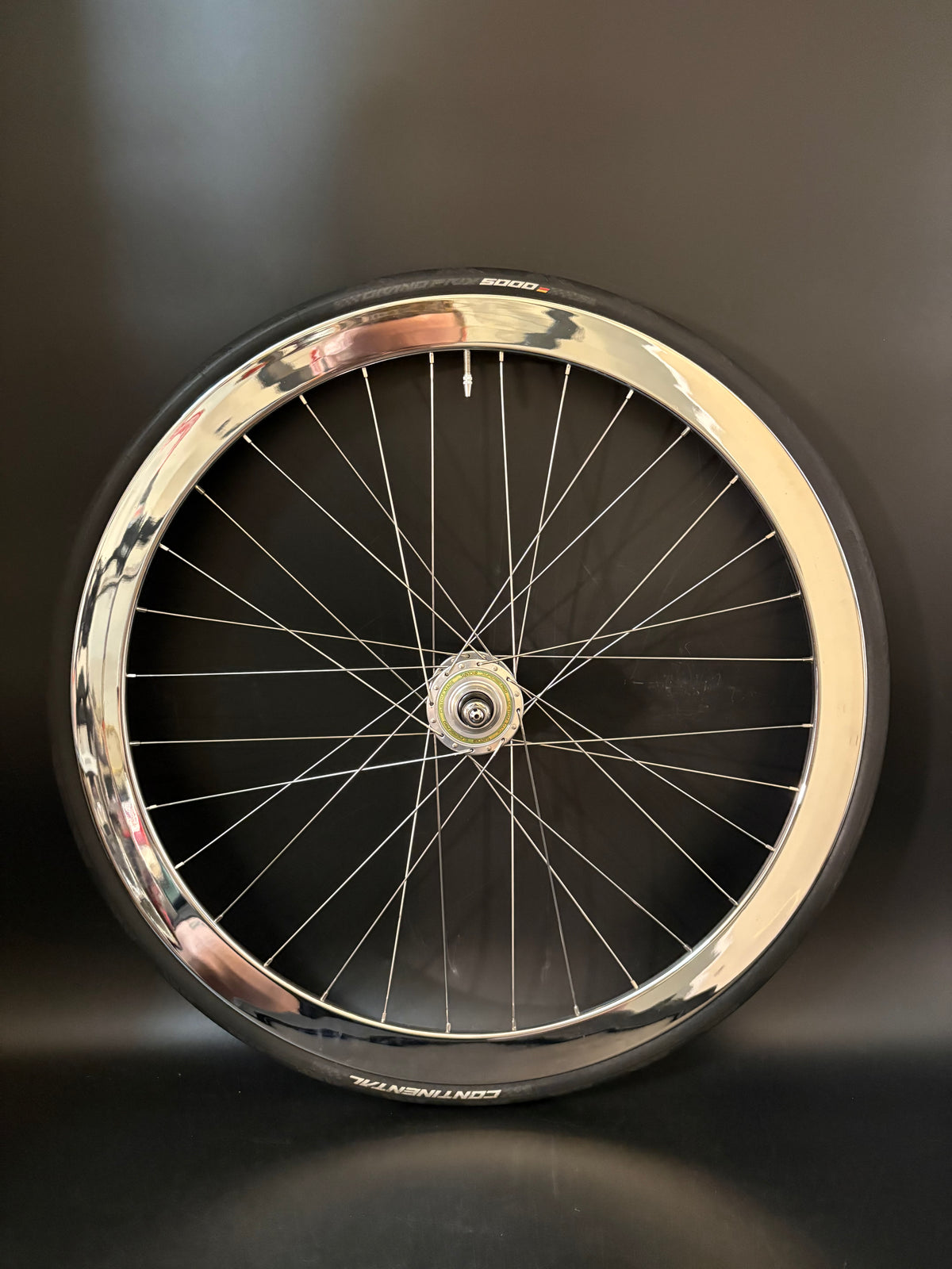H Plus Son Formation Face Mirror Polish / Suntour Superbe Rear Wheel 32h