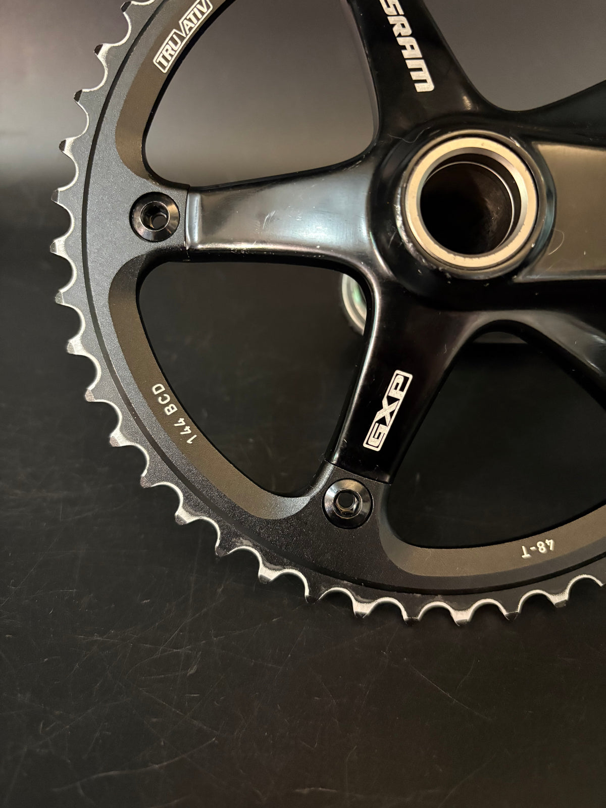 Sram Omnium Crankset Black 170mm 48t