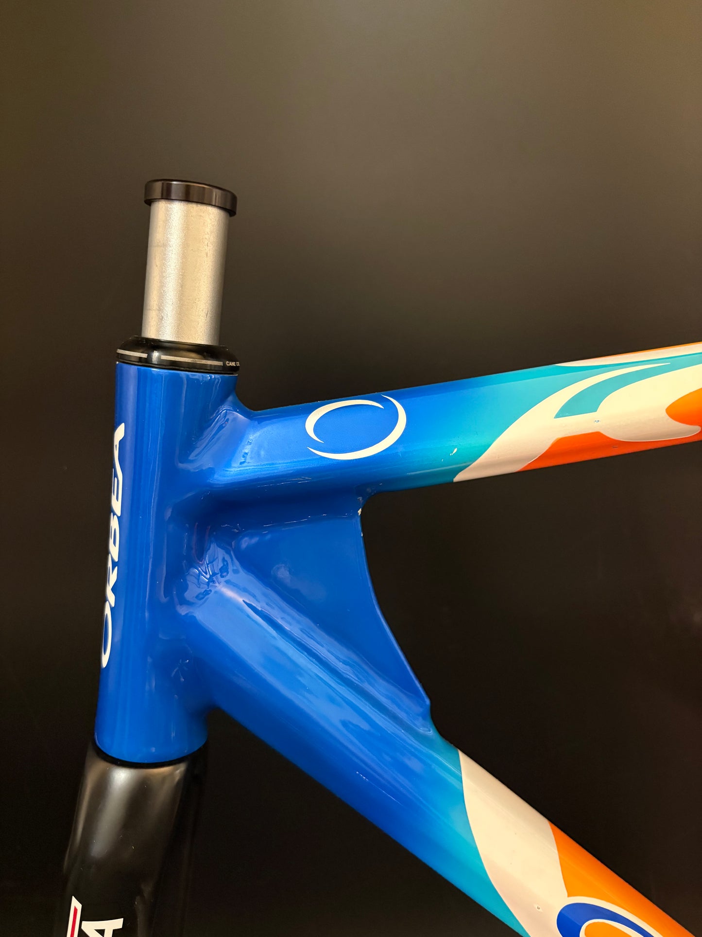 Orbea Lobular Pista Frameset Team Euskaltel Orange/Blue 57sm ST 54cm TT