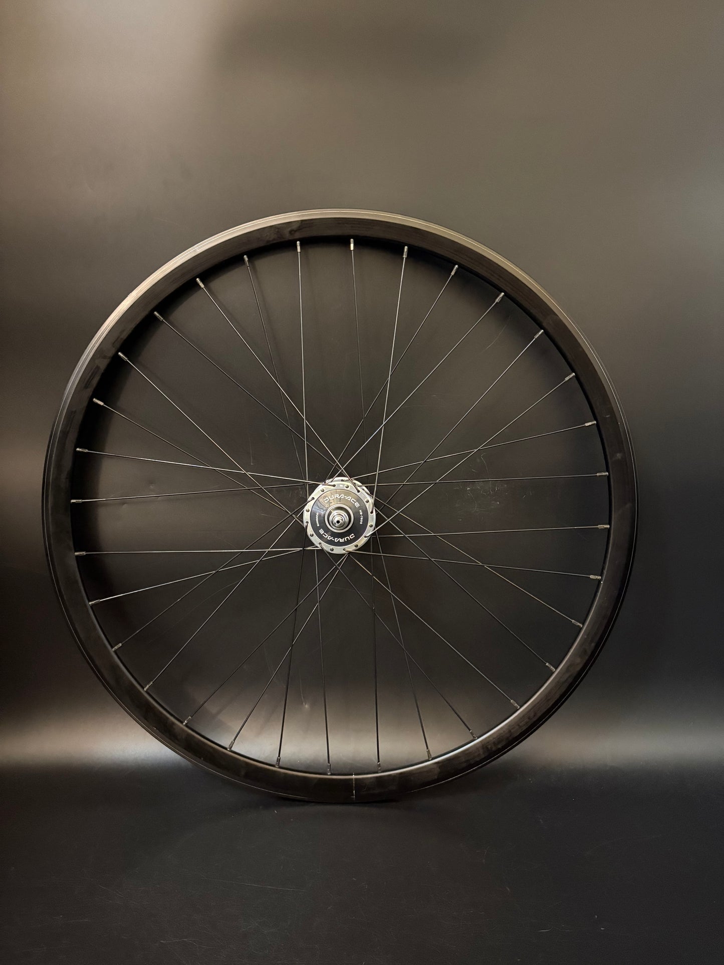 Velocity Deep V Black / Dura Ace HF 7600 Wheelset 32h