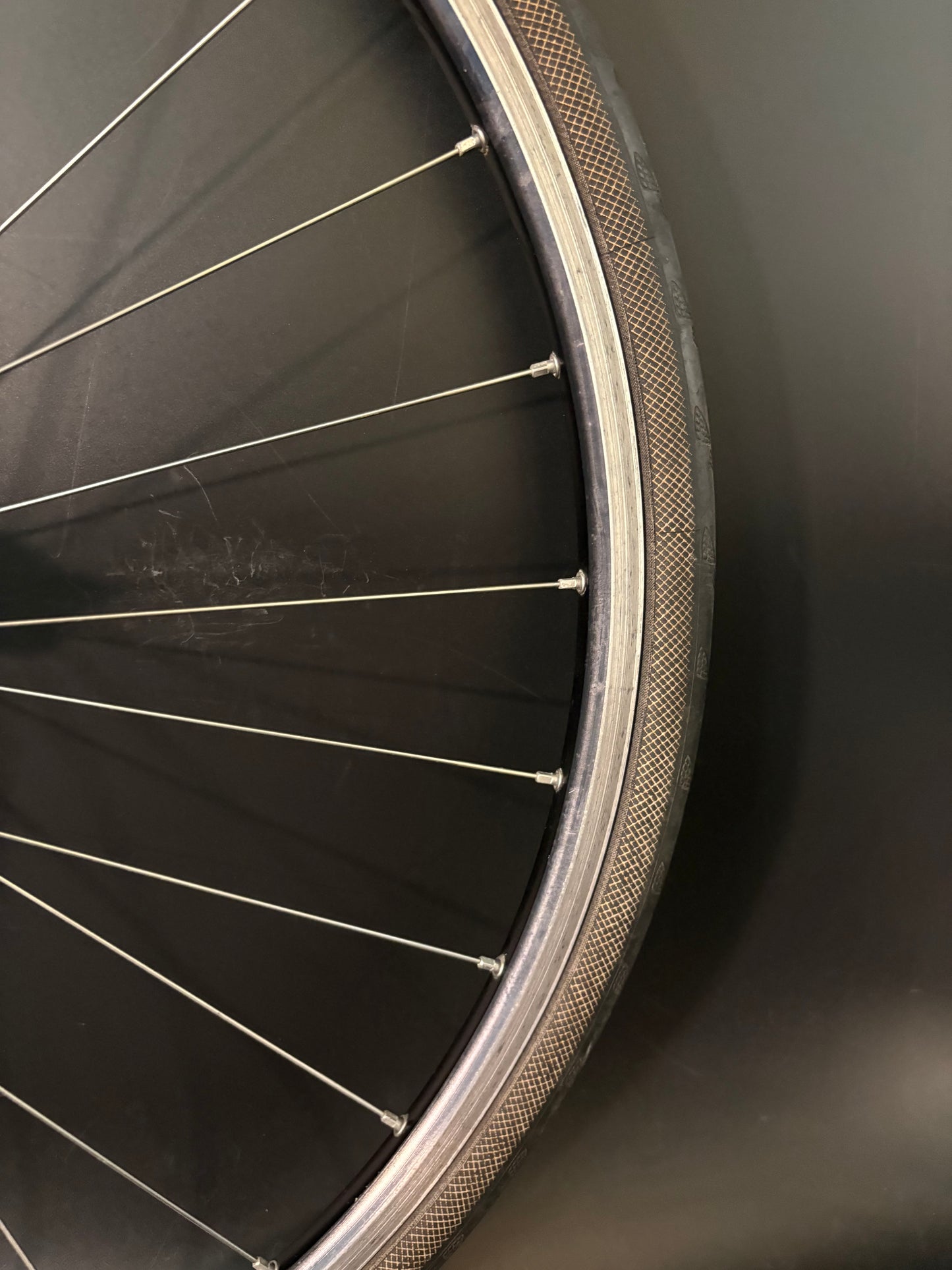 Mavic Open Pro Black / Dura Ace LF 7710 Wheelset 28h