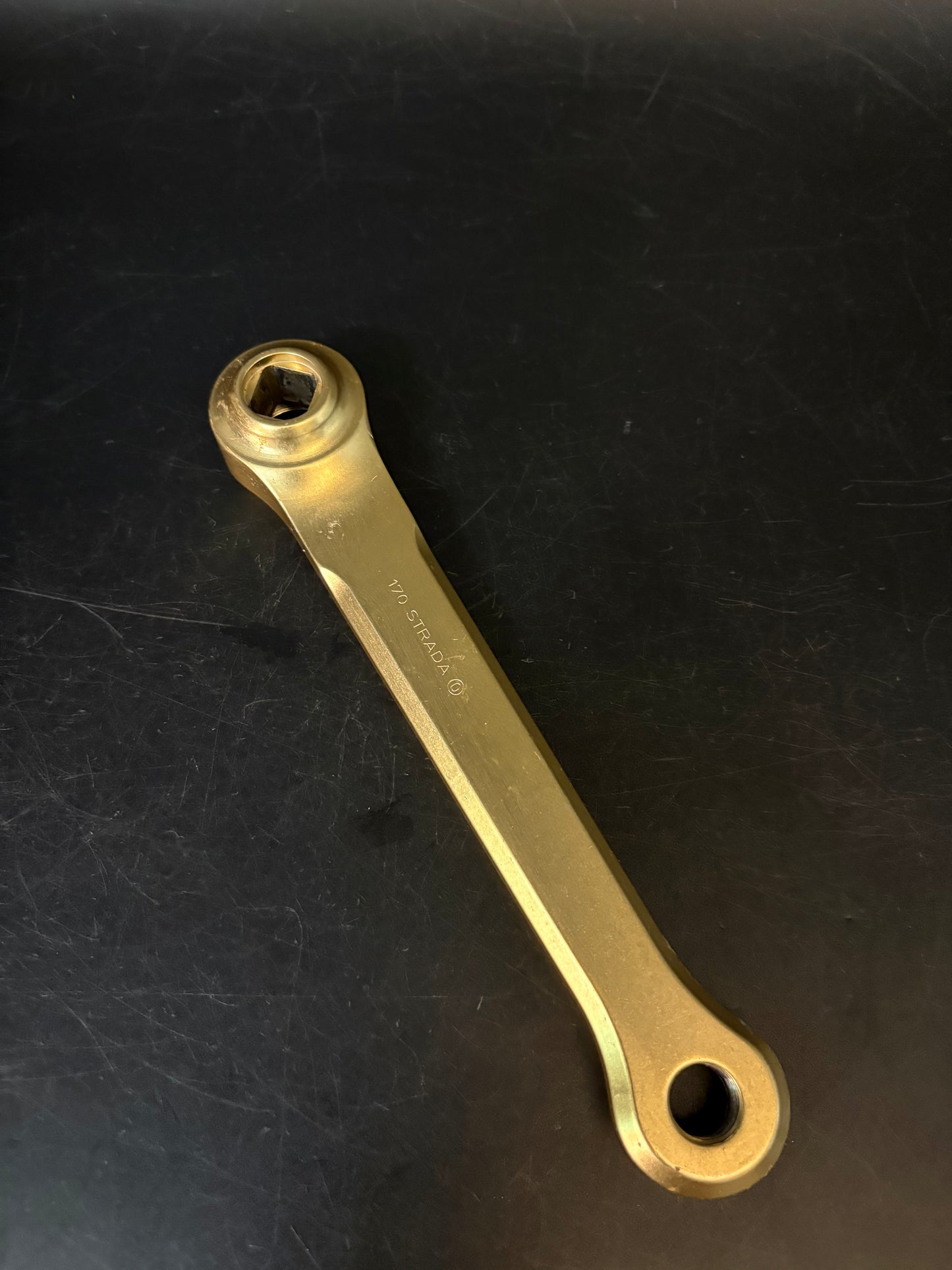 Campagnolo Strada Crankset Gold 170mm 144bcd 44t