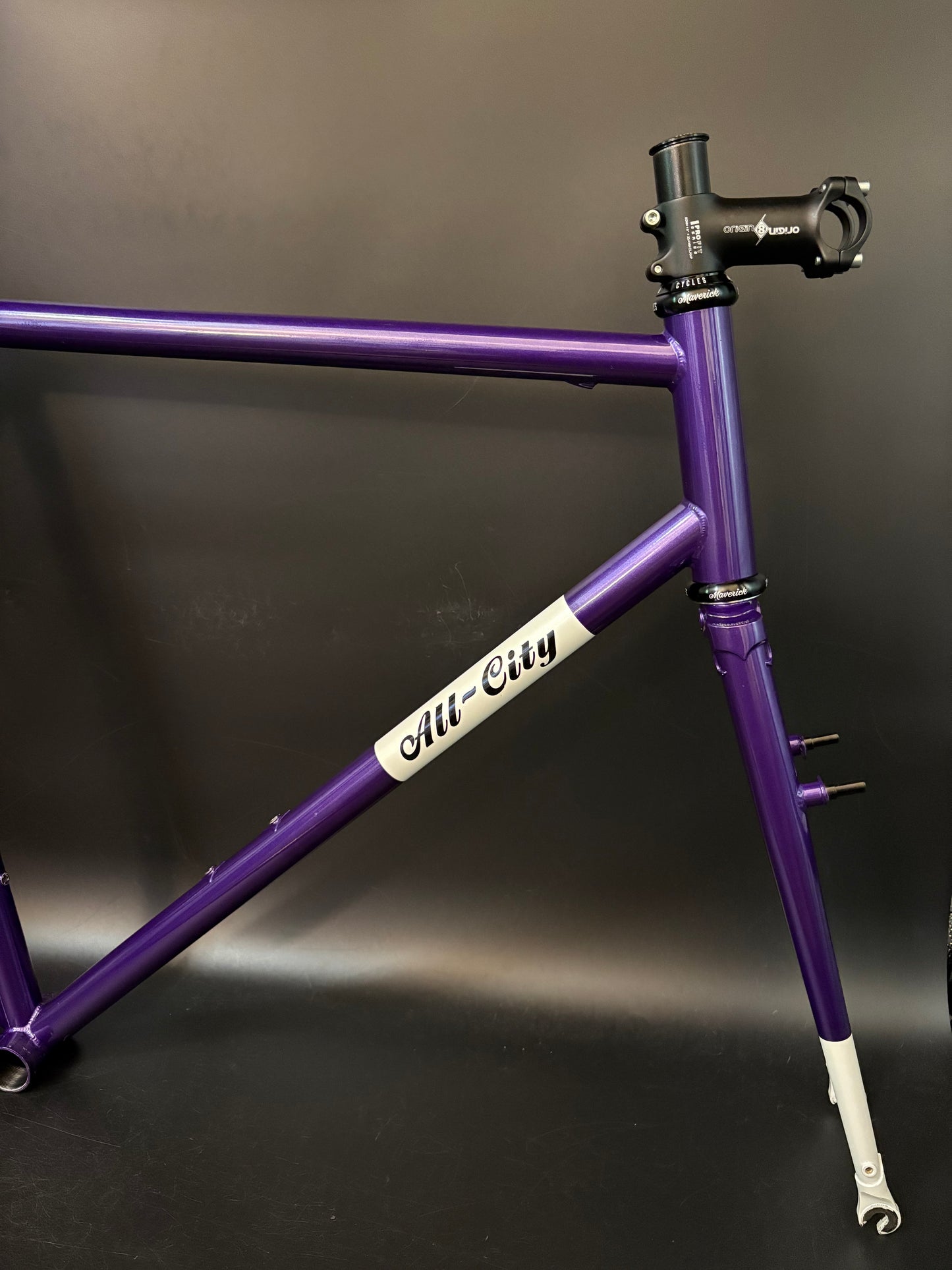 All City Nature Boy Frameset Purple 55cm
