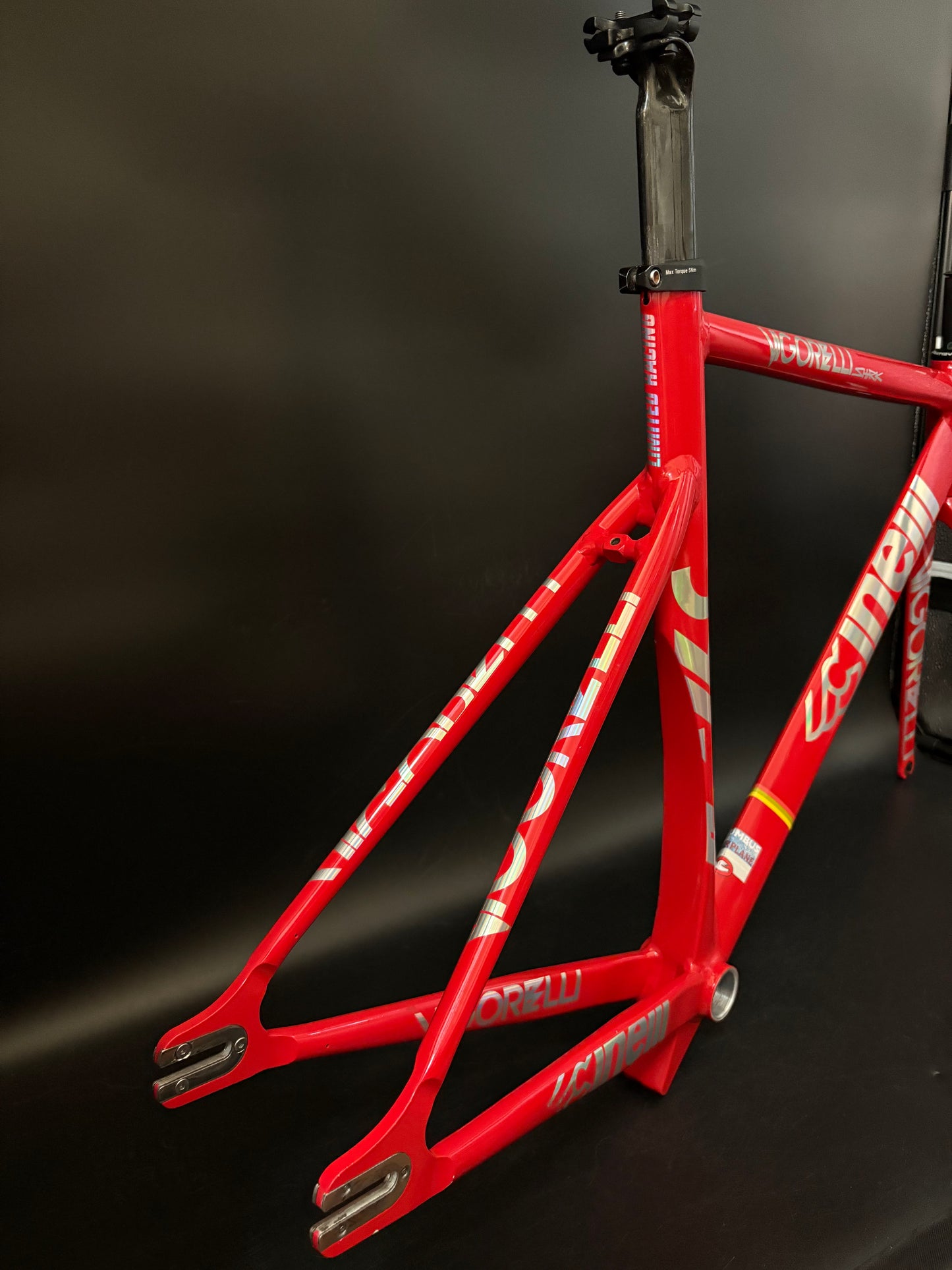 Cinelli Vigorelli Shark Frameset Red 52cm