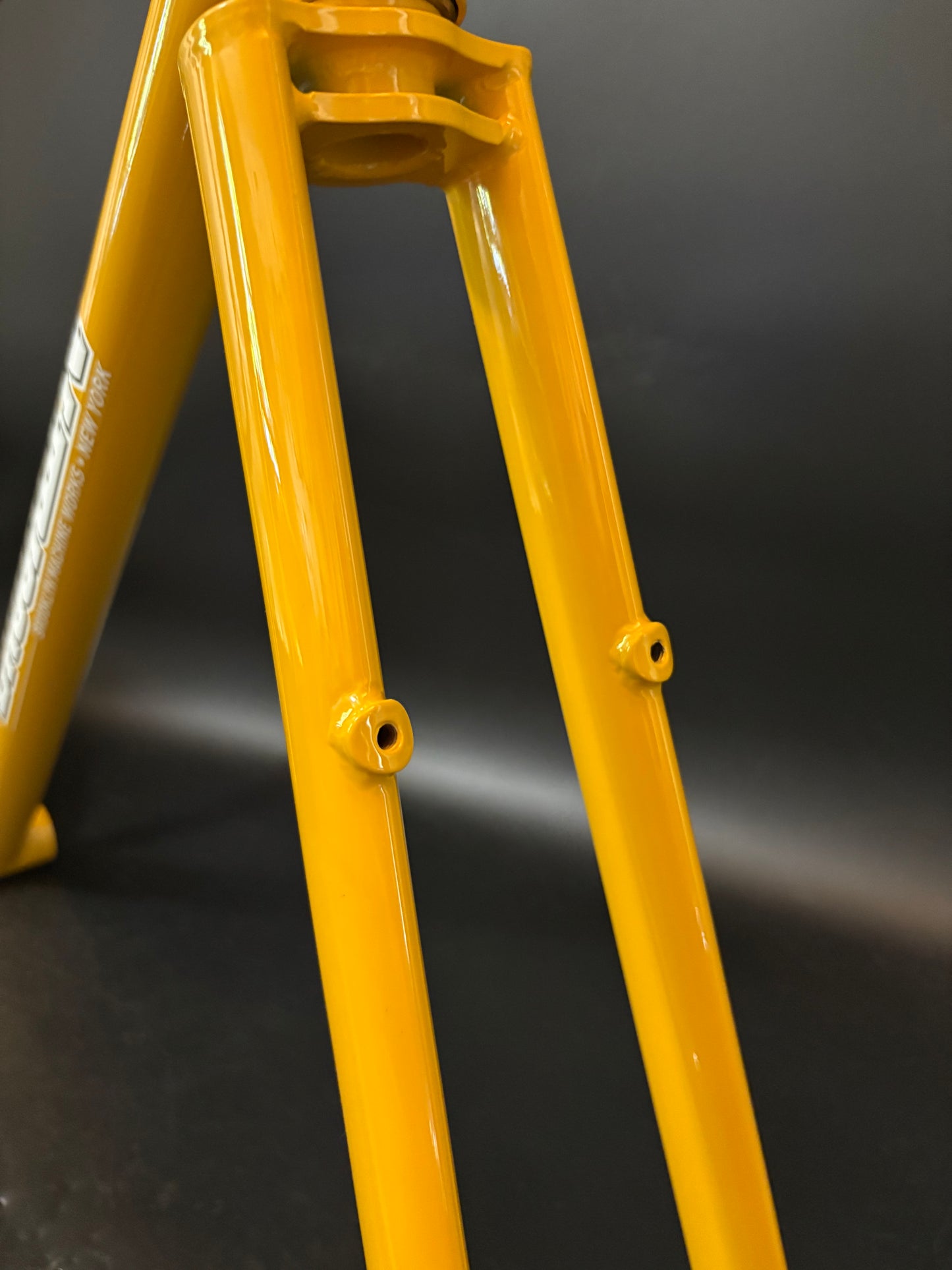 Brooklyn Machine Works Gangsta Track v4 Frameset Yellow Medium