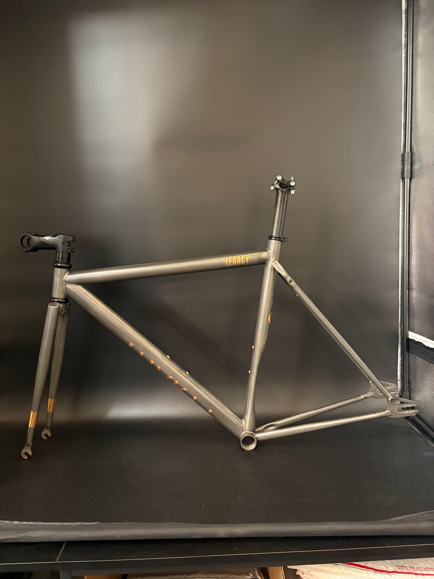 Tyrant Legacy Steel Frameset Raw 52cm S