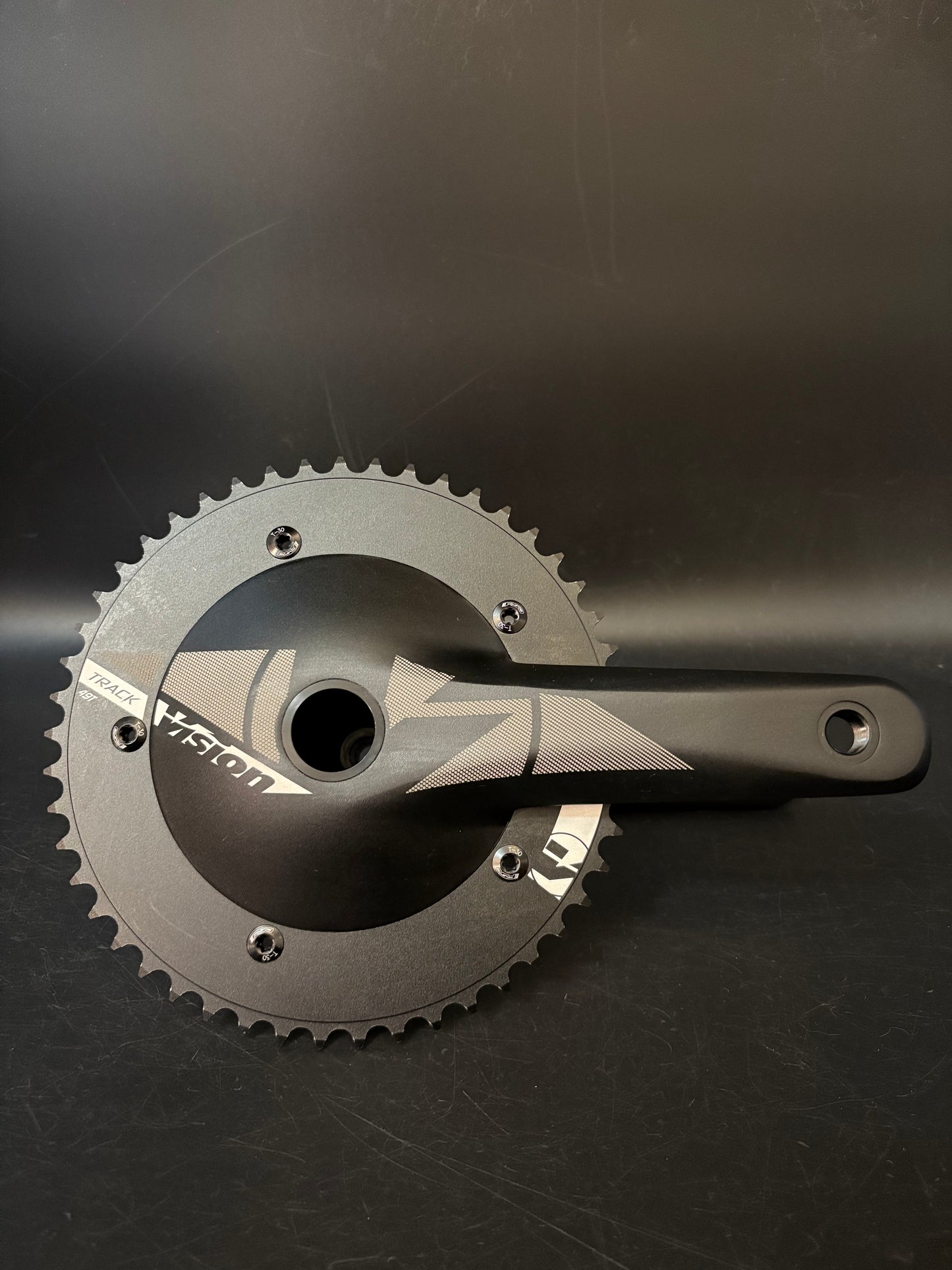 Vision Evo Track Crankset Black 165mm 49t