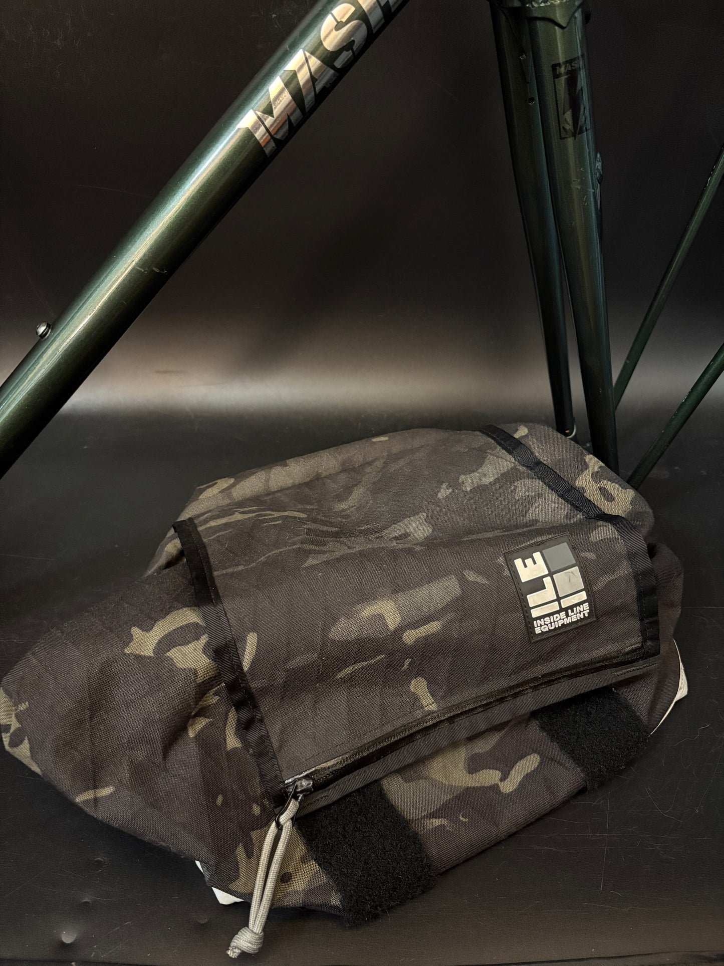 Mash Steel Frameset Green 55cm w/ Mash Rack + Camo ILE x Mash Rack Bag