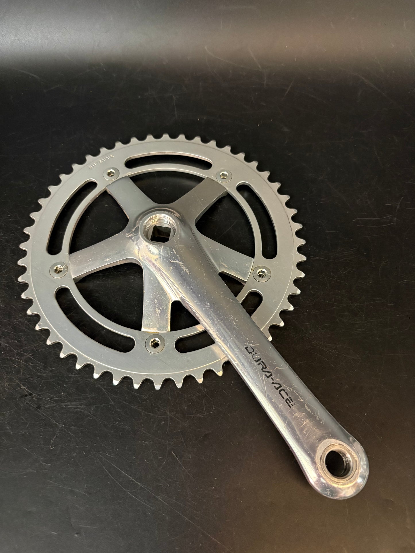 Dura Ace 7600 Crankset Silver 172.5mm 48t