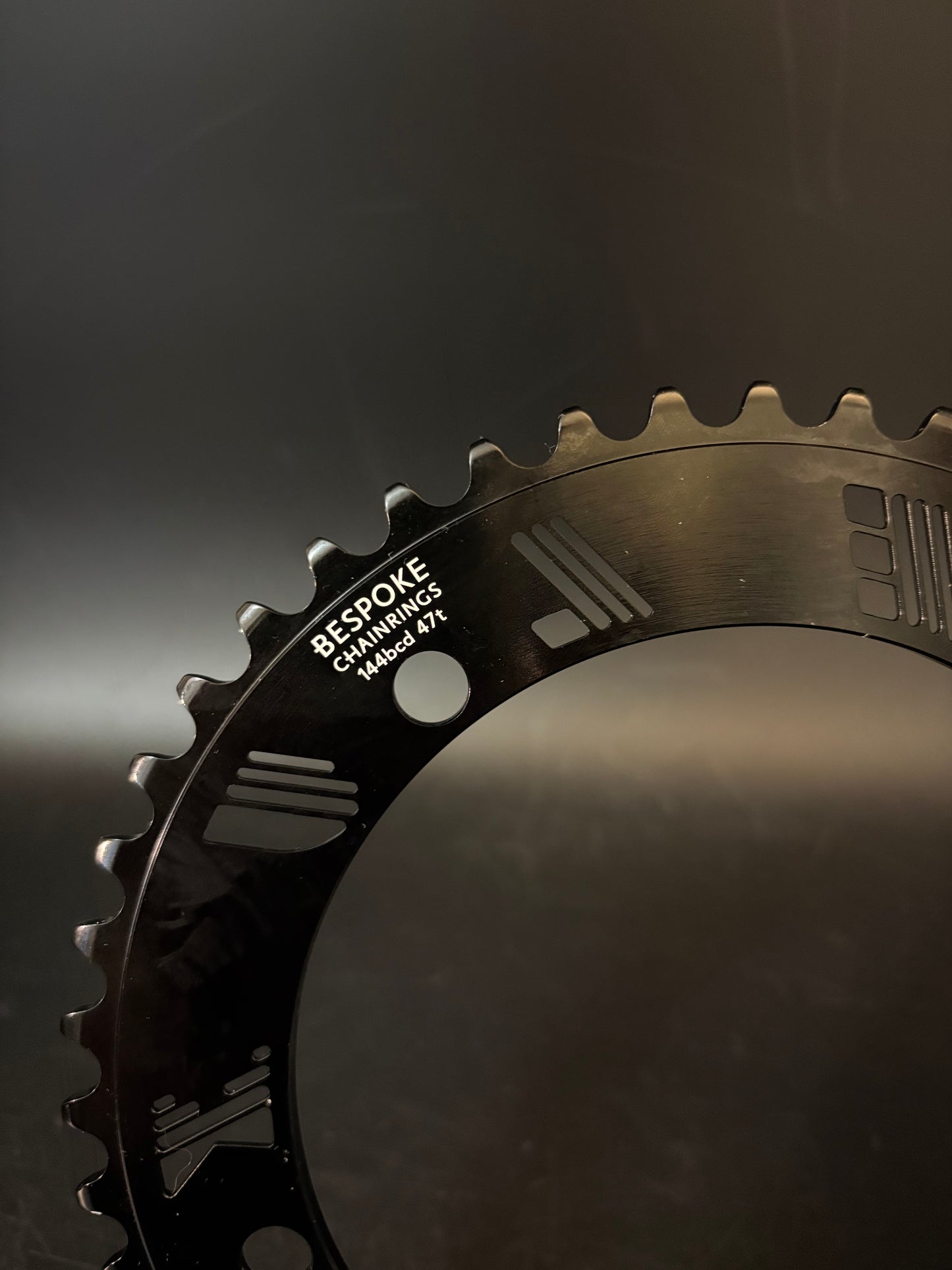 Bespoke x Deluxe Chainring Black 47t