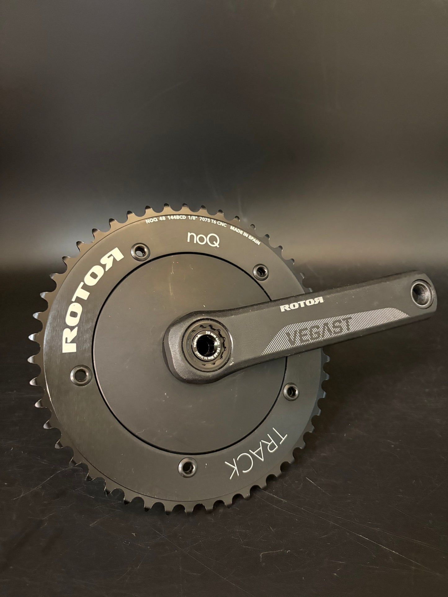 Rotor Vegast Crankset Black 165mm 48t