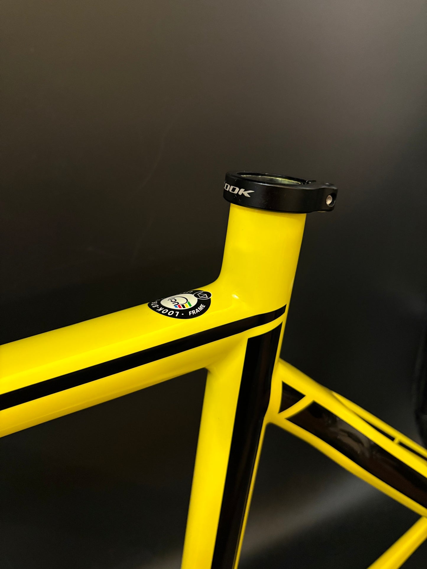 Look 875 Madison Frameset Yellow Carbon Small