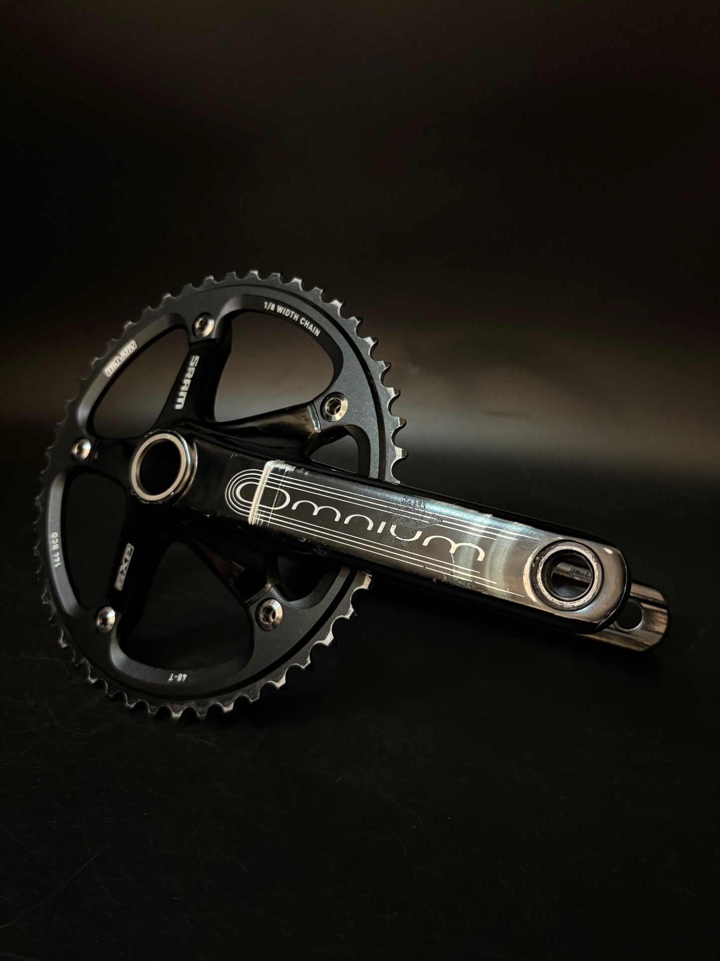 Sram Omnium Crankset Black 167.5 48t