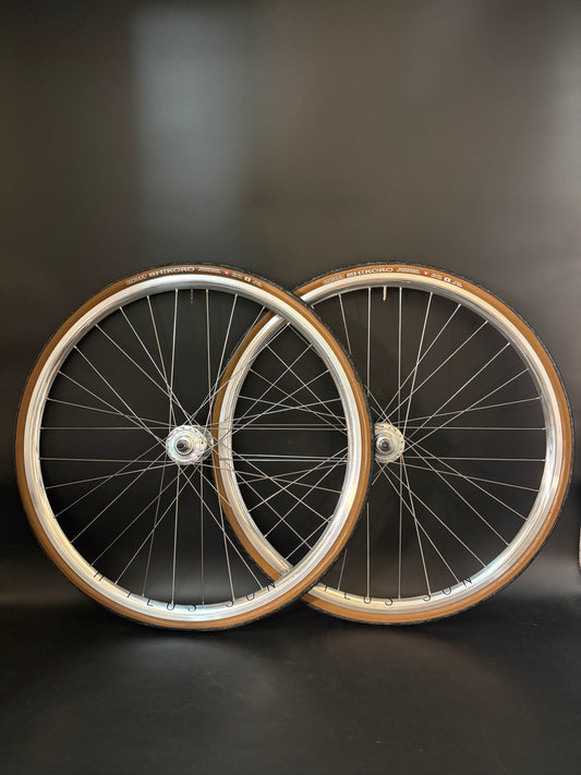 H Plus Son Archetype / Gran Compe ll Wheelset Silver 32h