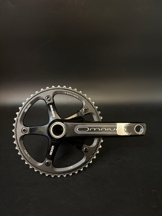Sram Omnium Crankset Black 165mm 48t