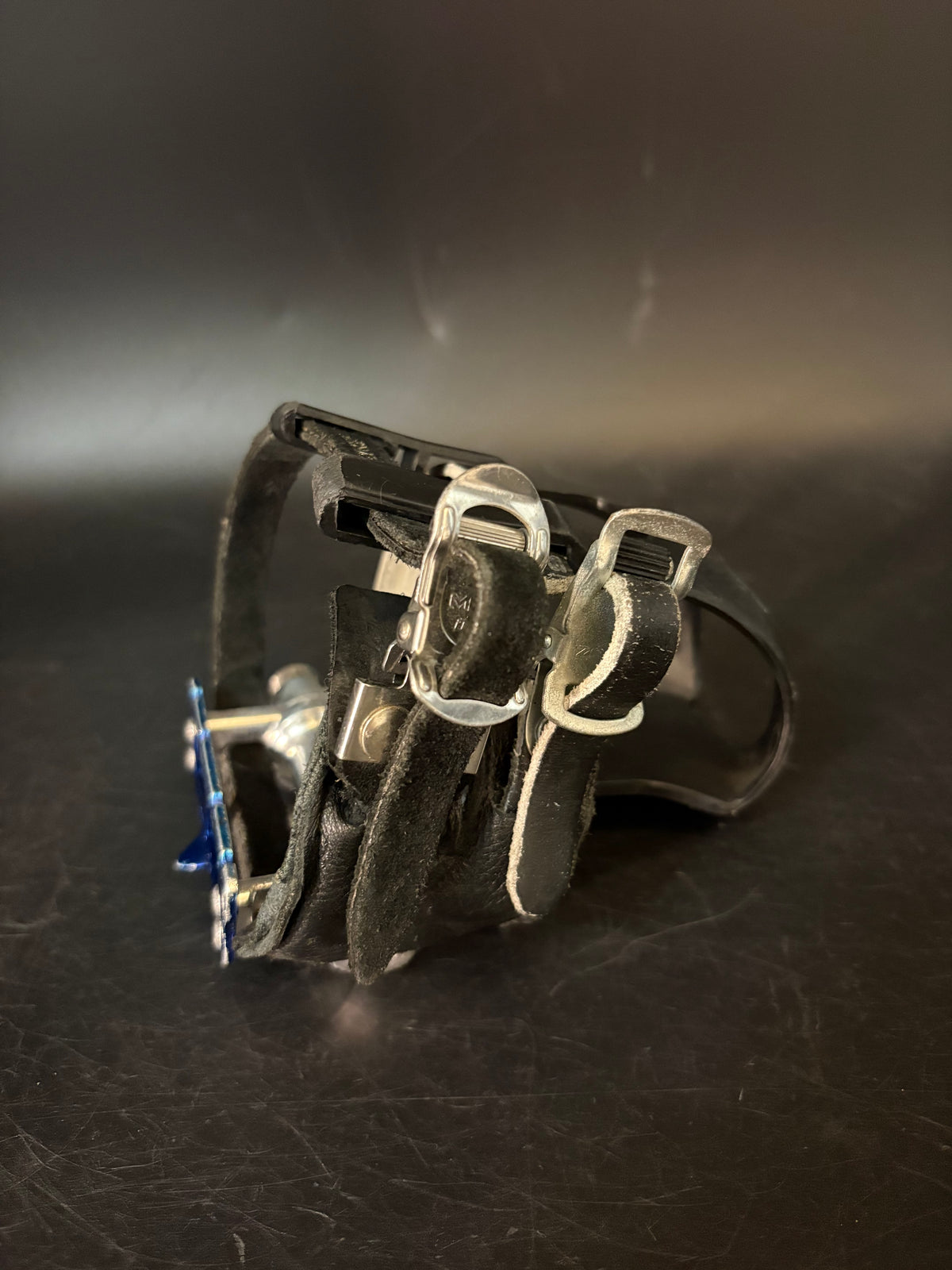 MKS Sylvan Pedals Blue / Double Straps Pedal Setup