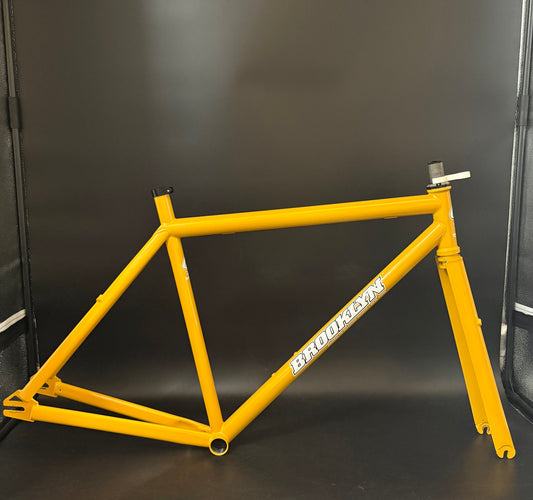 Brooklyn Machine Works Gangsta Track v4 Frameset Yellow Medium
