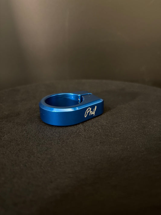 Phil Wood Seat Collar Blue 31.8