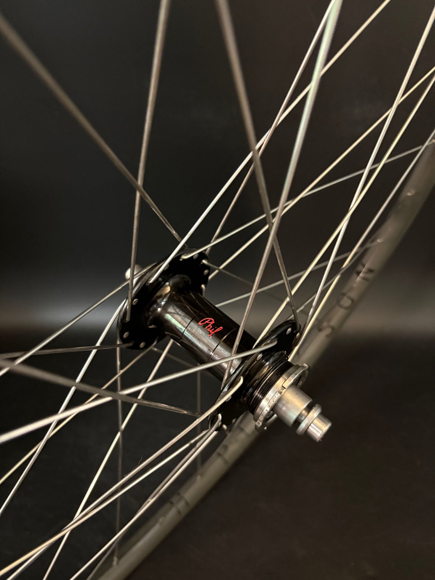 H Plus Son Archetype / Phil Wood Rear Wheel 32h