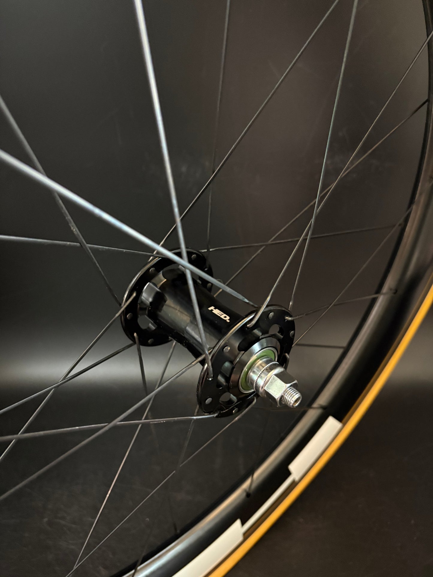 HED Jet RC9 Black Wheelset Carbon Clincher 24h
