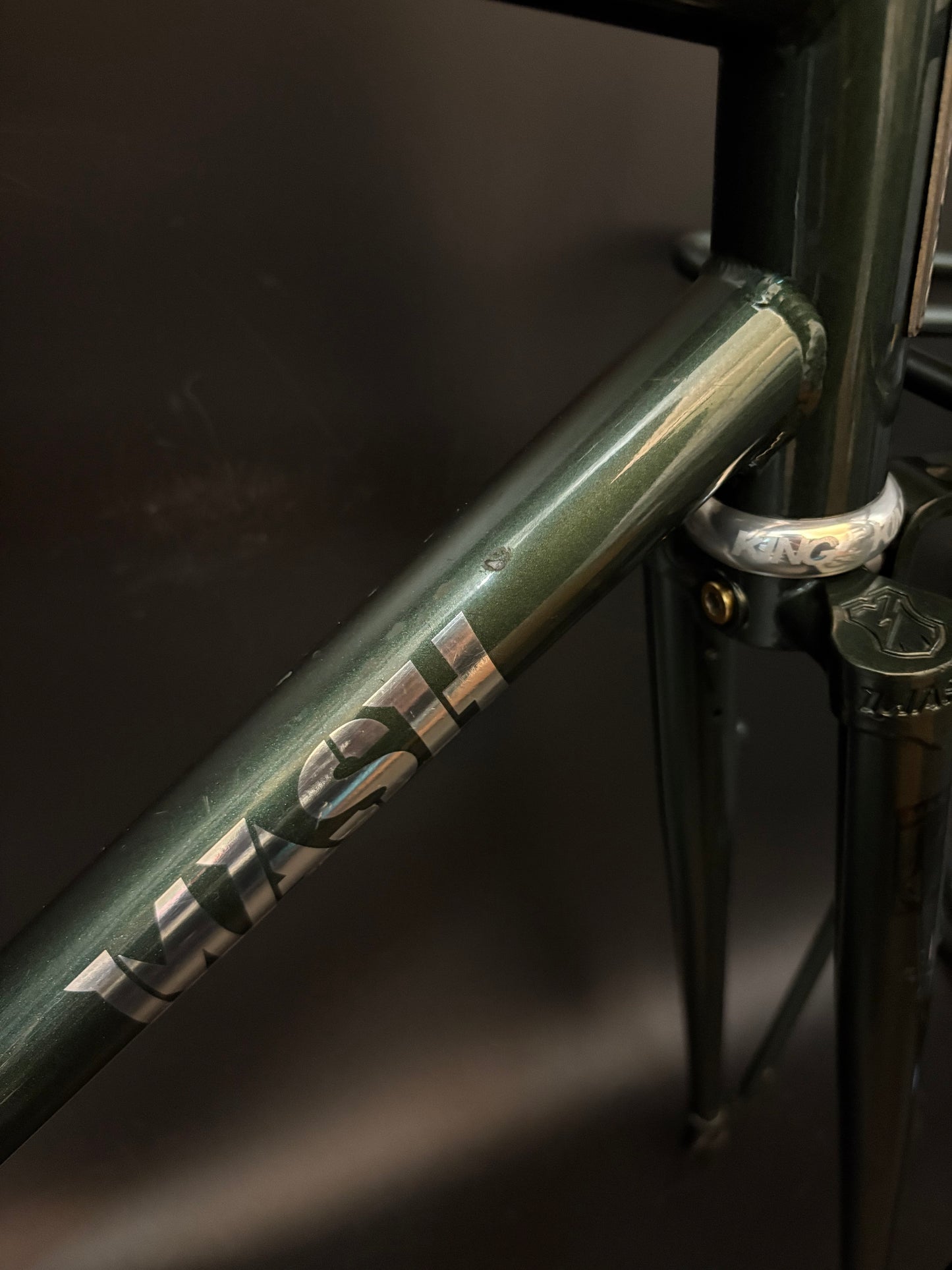 Mash Steel Frameset Green 55cm w/ Mash Rack + Camo ILE x Mash Rack Bag