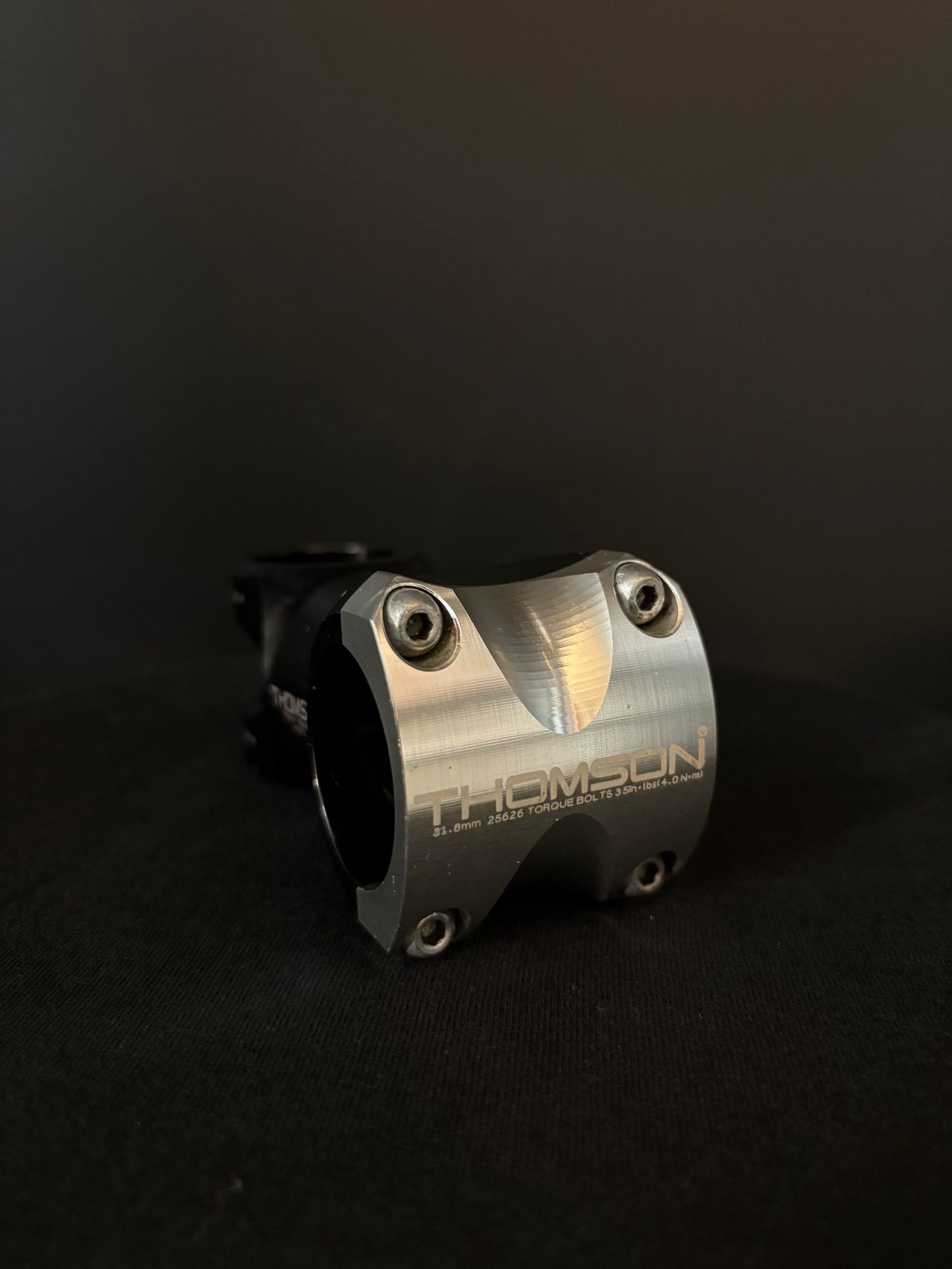 Thomson X4 Stem Black/Silver 70mm 31.8 0deg