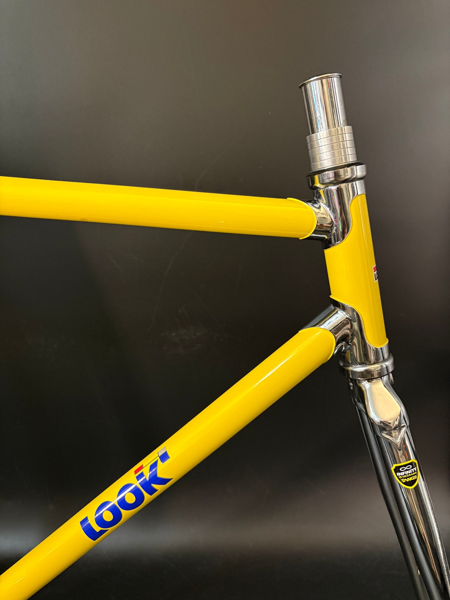 Look AC 364 Frameset Yellow/Chrome Medium