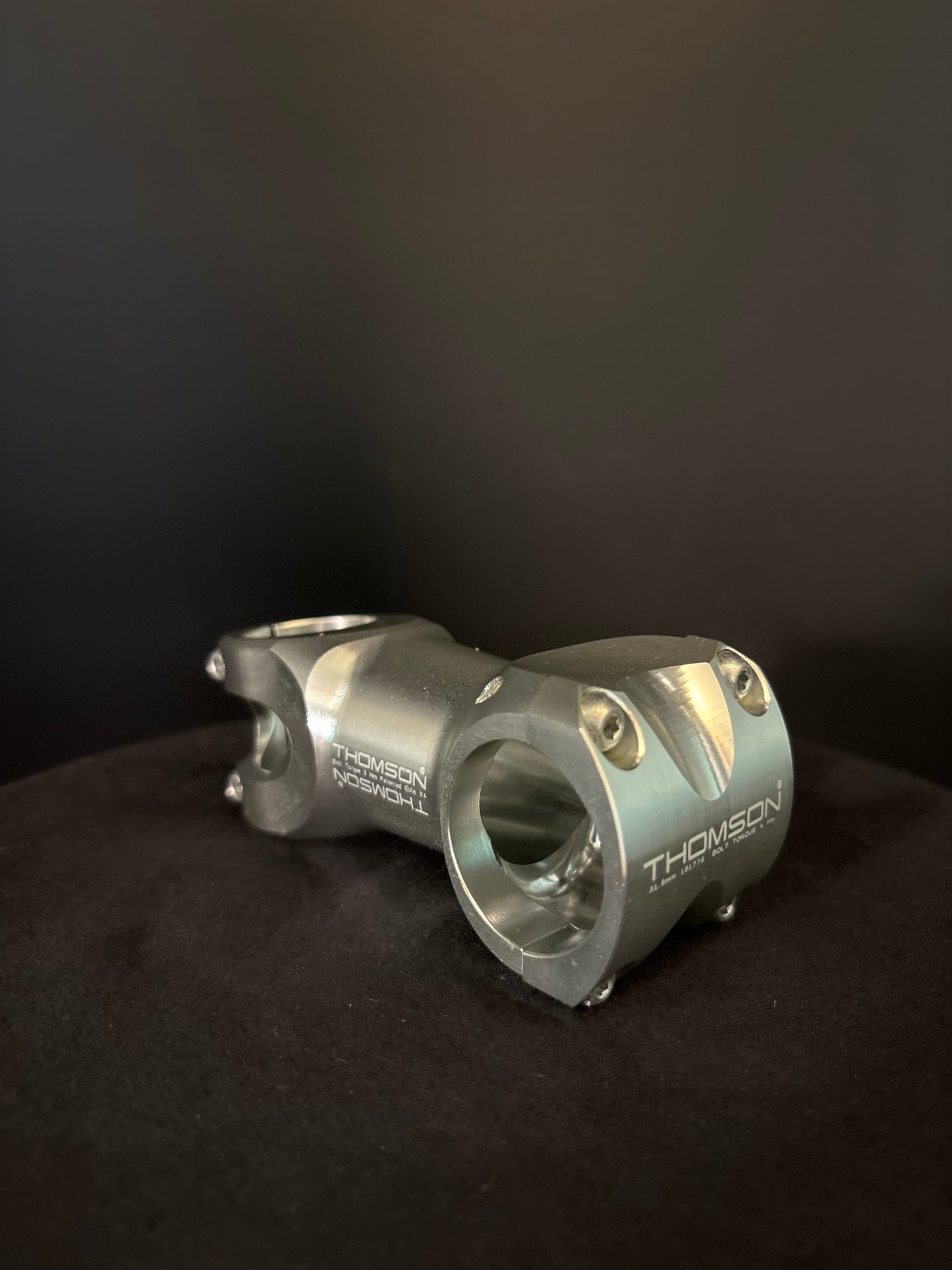 Thomson X4 Stem Silver 80mm 31.8 10deg
