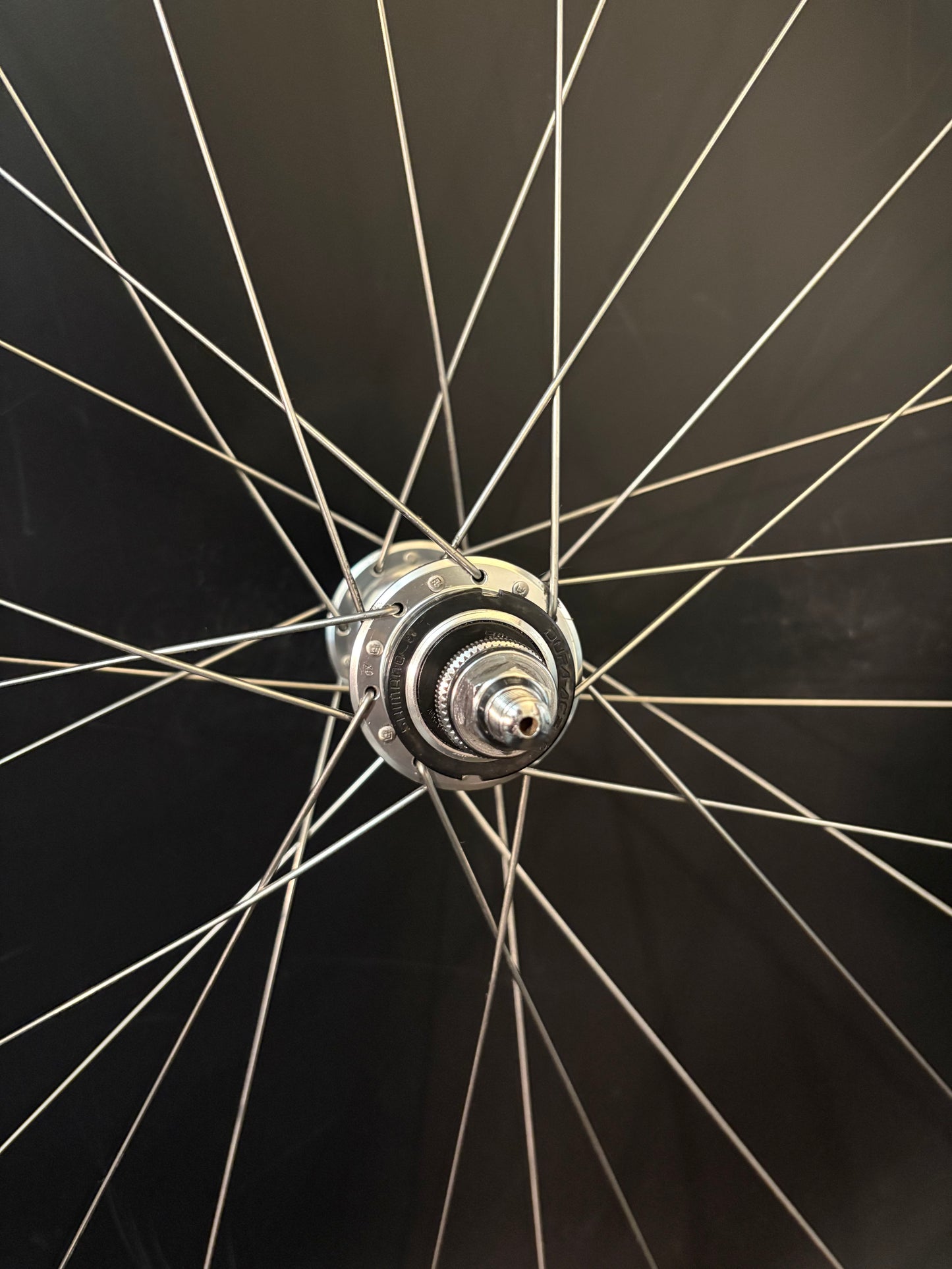 Mavic Open Pro Black / Dura Ace LF 7710 Wheelset 28h