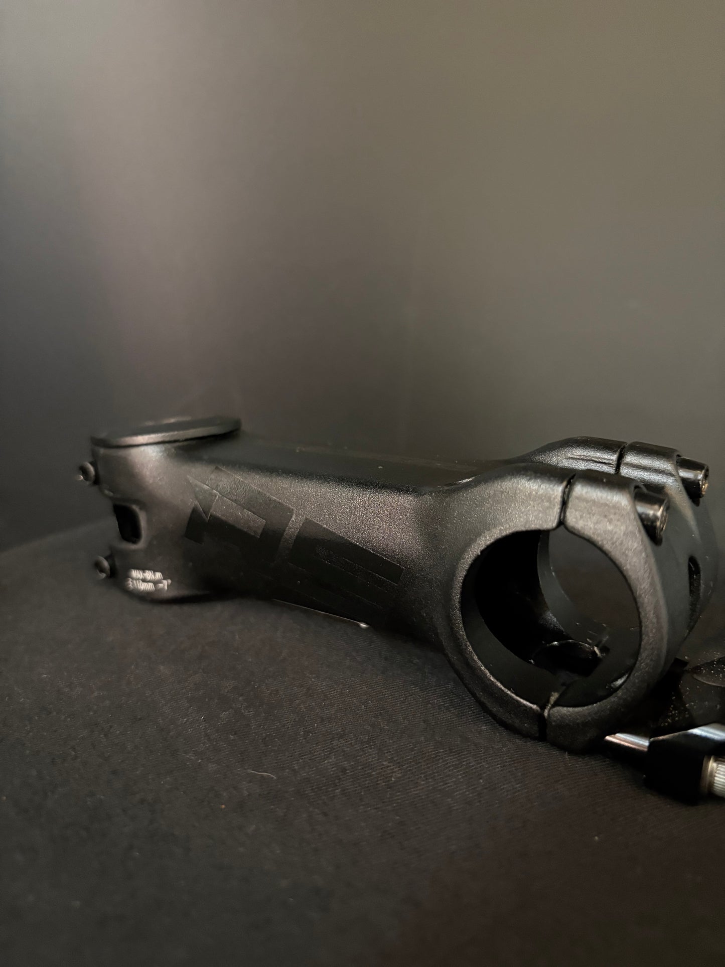 Real Speed RS-10 Alloy Stem Black 110mm 31.8 7deg w/ Computer Mount