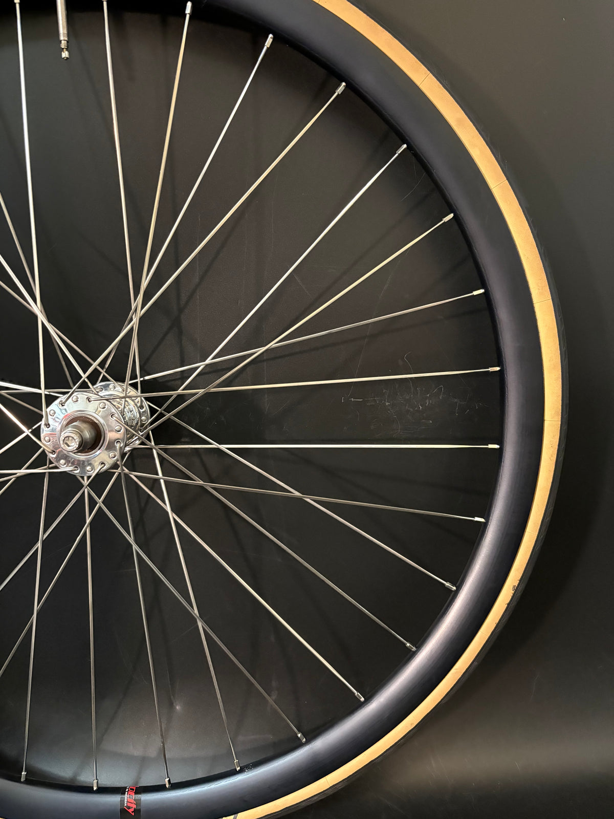 Velocity Aileron Black / Phil Wood LF Wheelset 32h