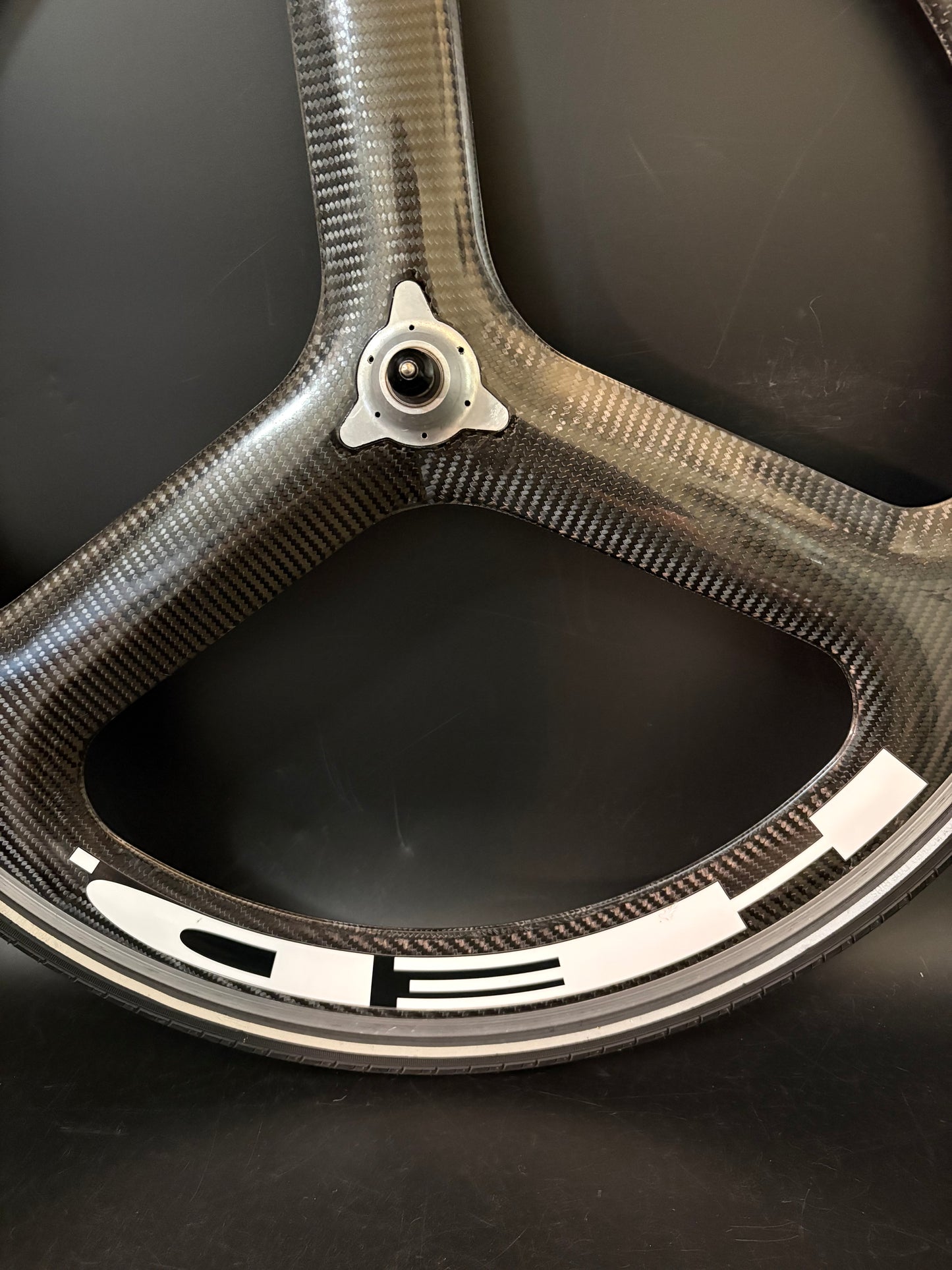 HED 3 Tri Spoke Carbon Clincher Front Wheel