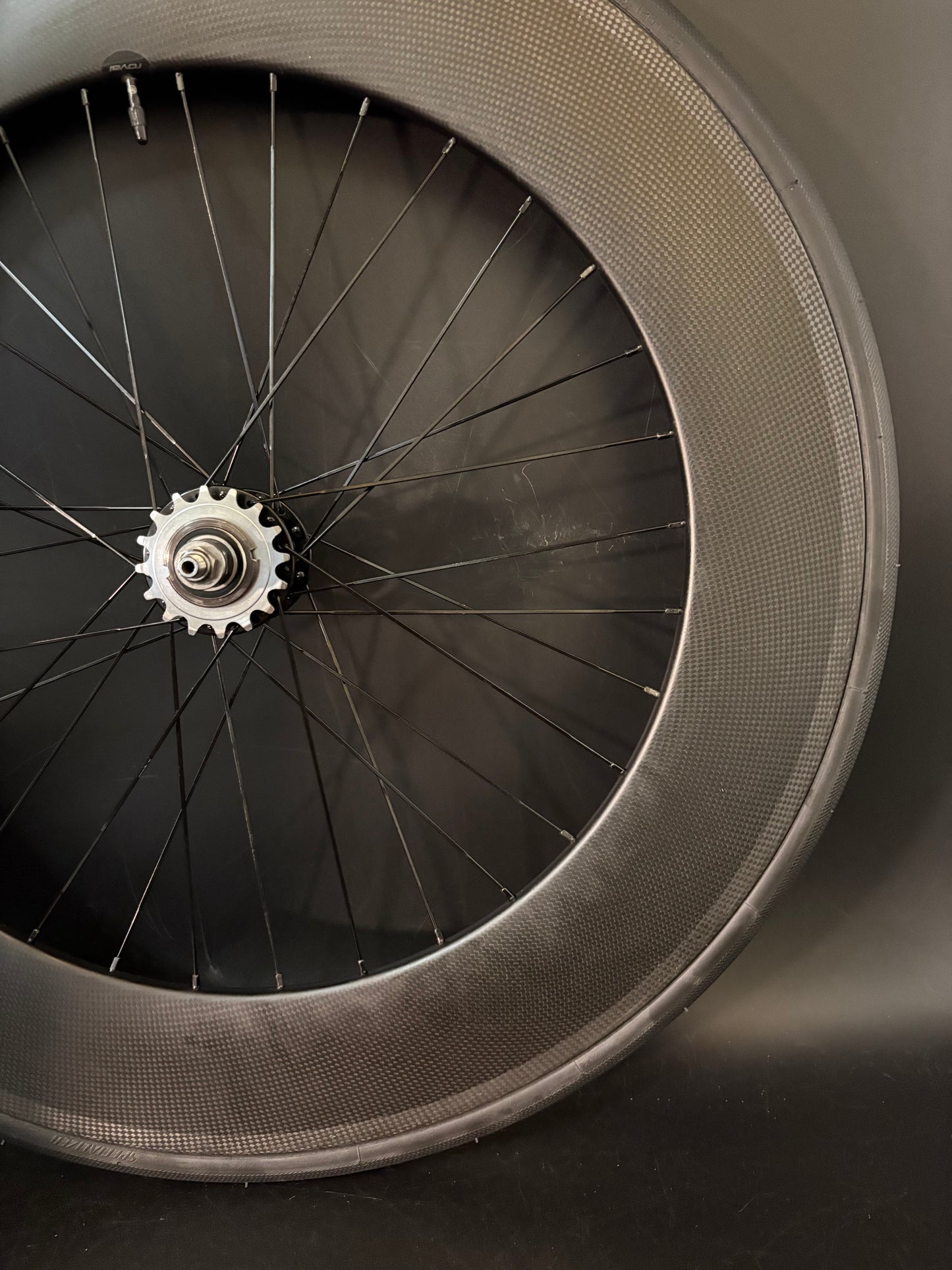 Unbranded 90mm Carbon Clincher / Novatec Wheelset 32h