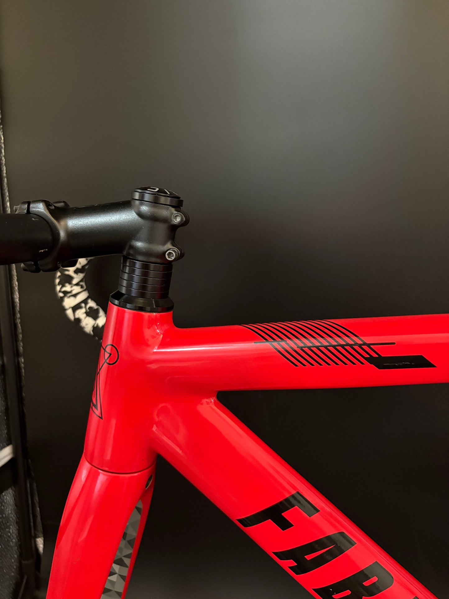 Fabricbike Aero Frameset Red 54cm w/ Stem + Drops