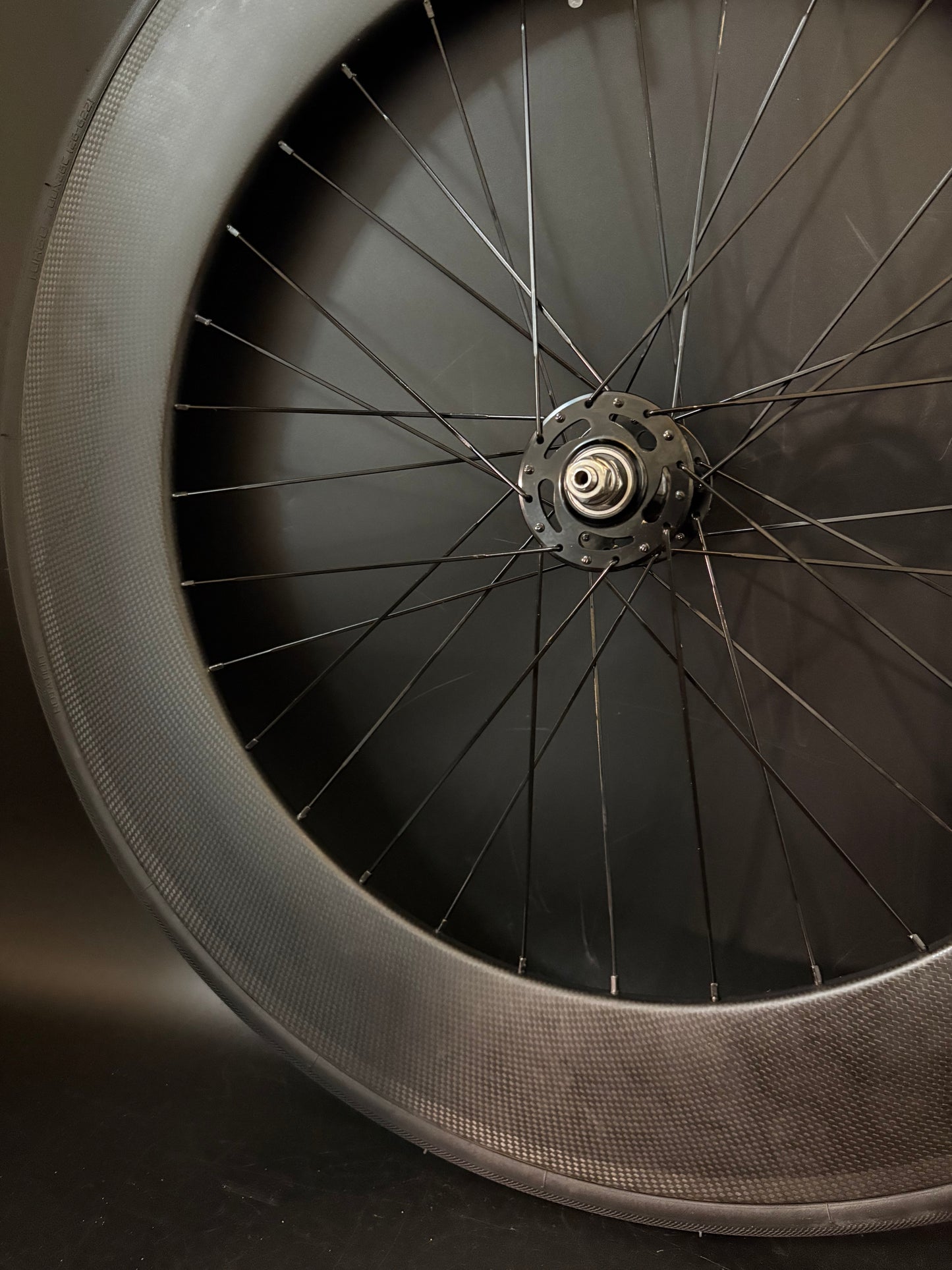 Unbranded 90mm Carbon Clincher / Novatec Wheelset 32h