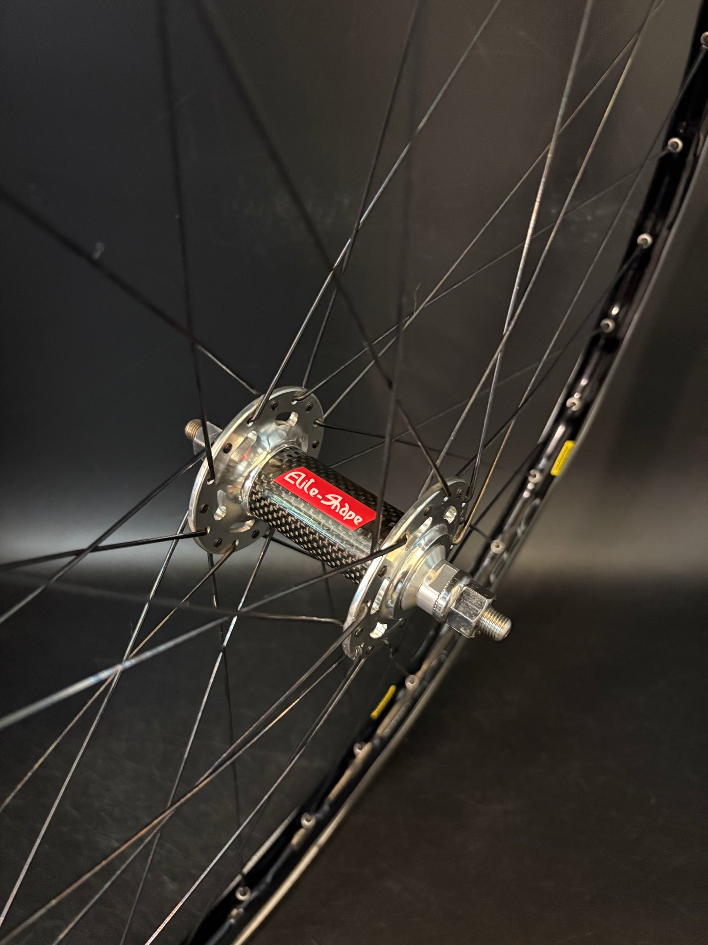 Mavic Open Pro UST Machined / Elite Shope Carbon Hub Wheelset 32h