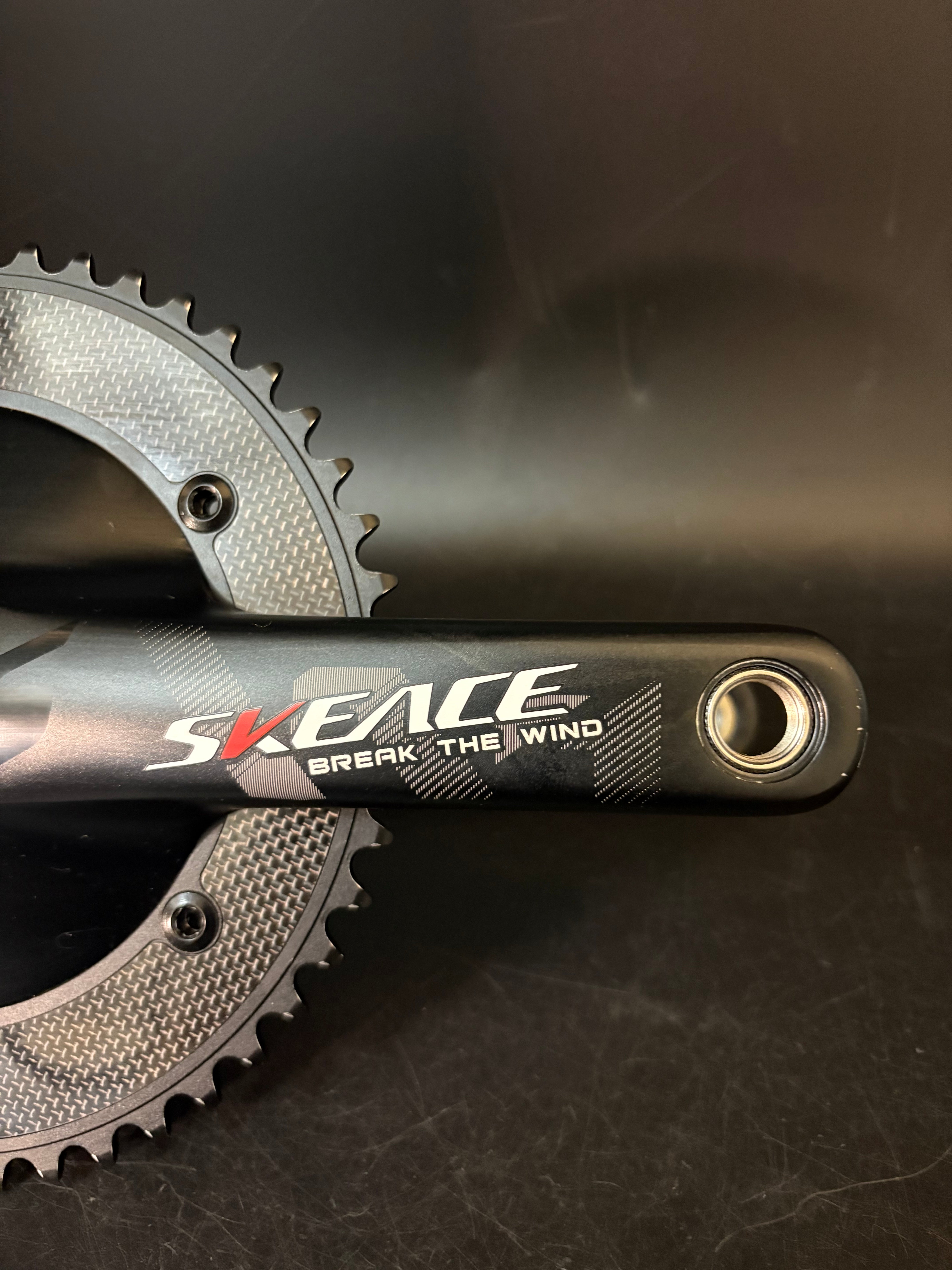 Skeace Break the Wind Crankset Black 165mm 49t – Track Lab