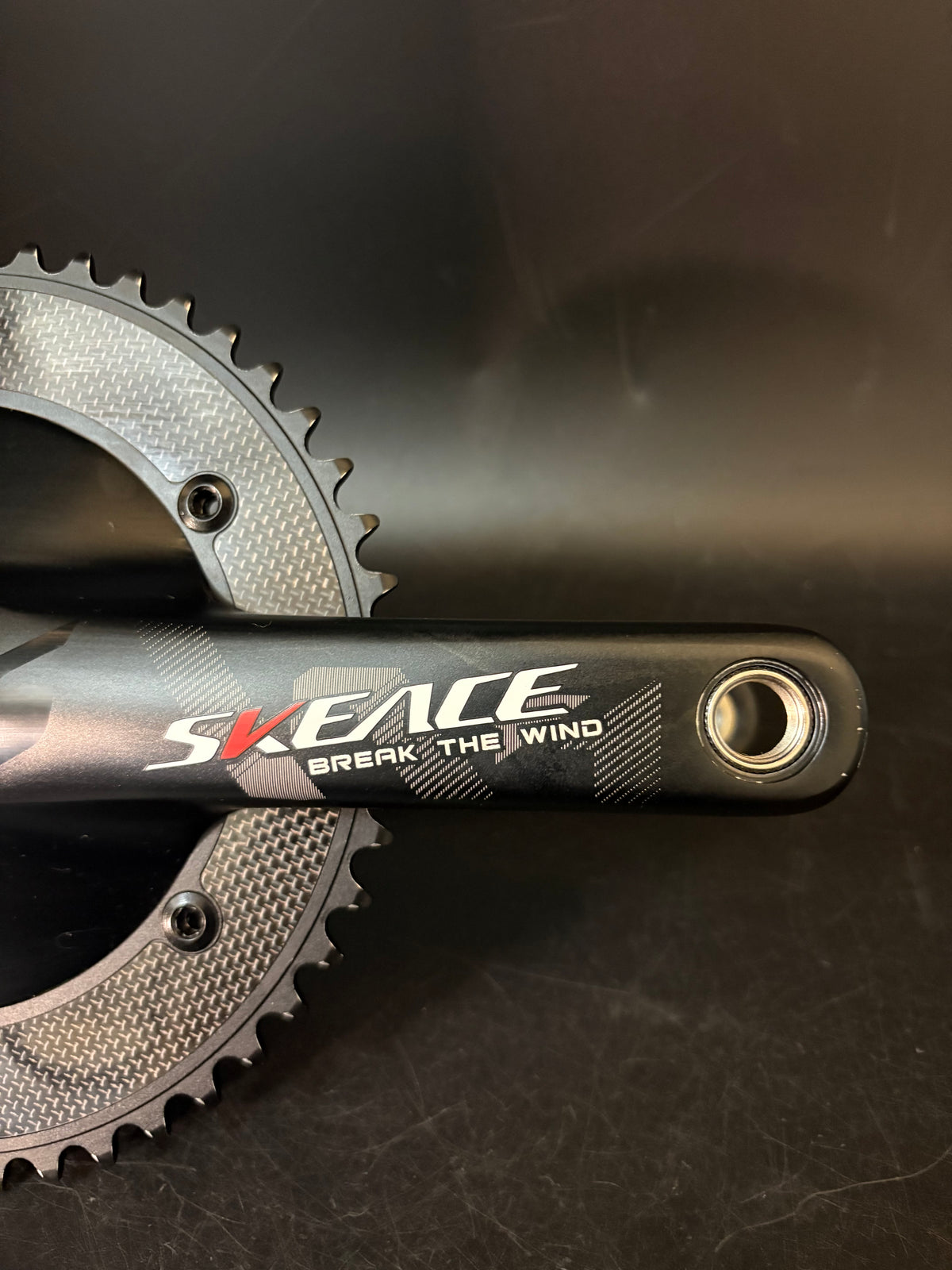 Skeace Break the Wind Crankset Black 165mm 49t