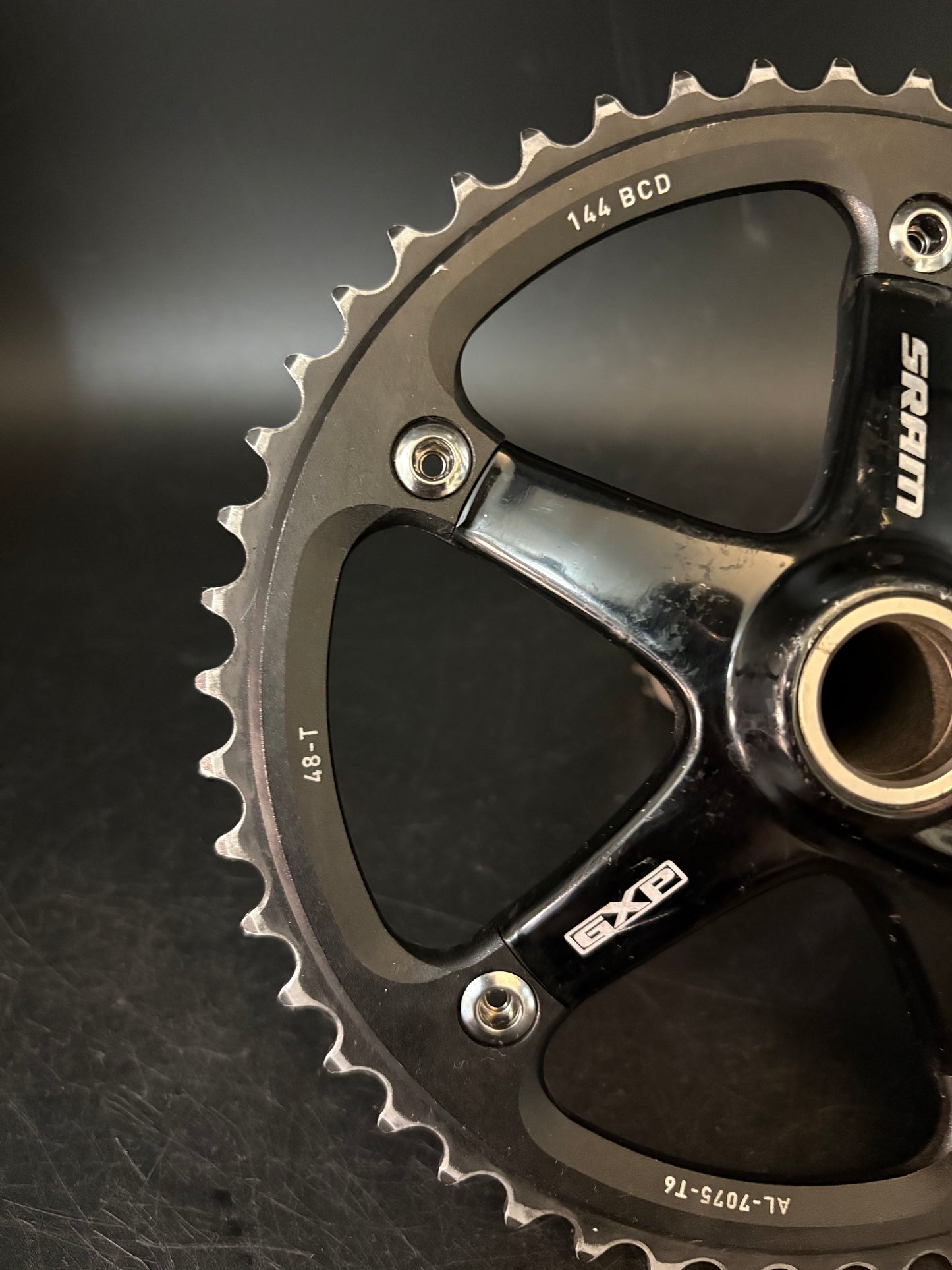 Sram Omnium Crankset Black 165mm 48t