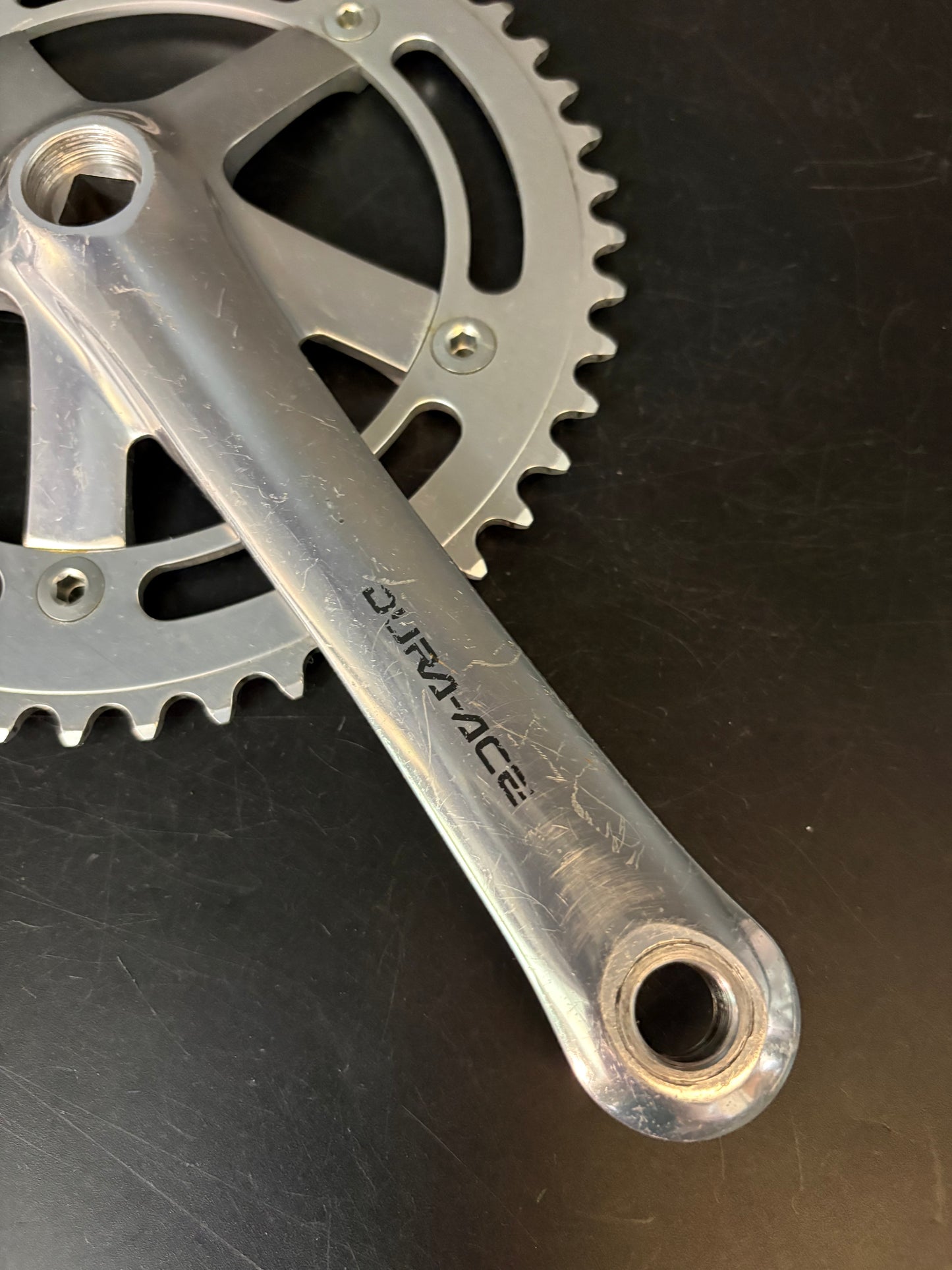 Dura Ace 7600 Crankset Silver 172.5mm 48t
