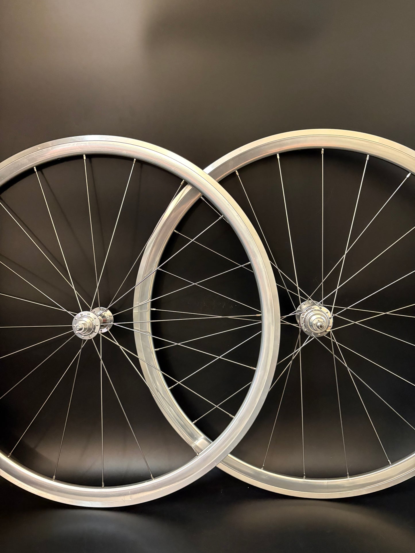 Blue Lug Gran Compe Track Wheelset Silver 20/24h