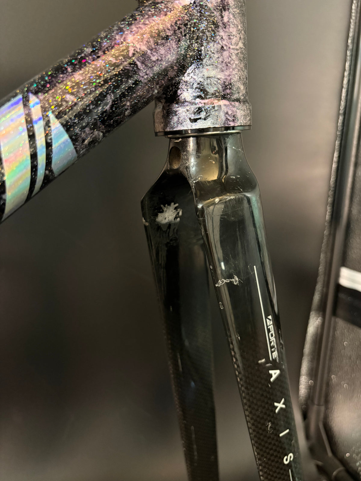 Vendetta Triple T Frameset Purple Marble Sparkle XS