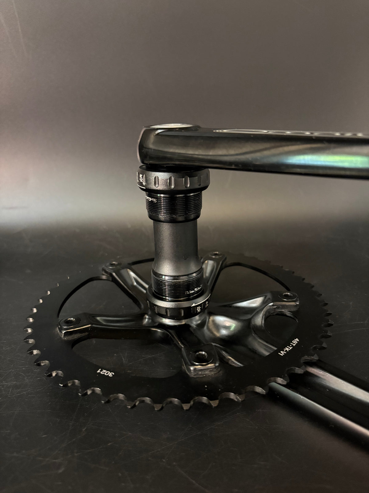 Sram Omnium Crankset Black 170mm 48t