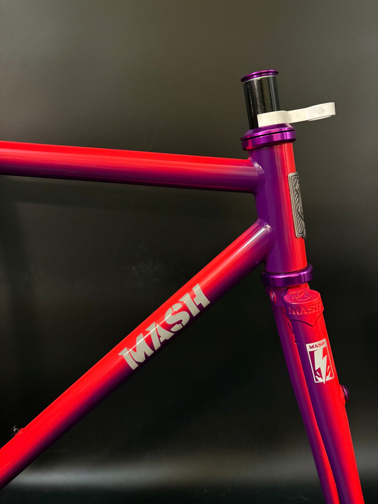 Mash Steel Frameset Neon Purple Fade 53cm
