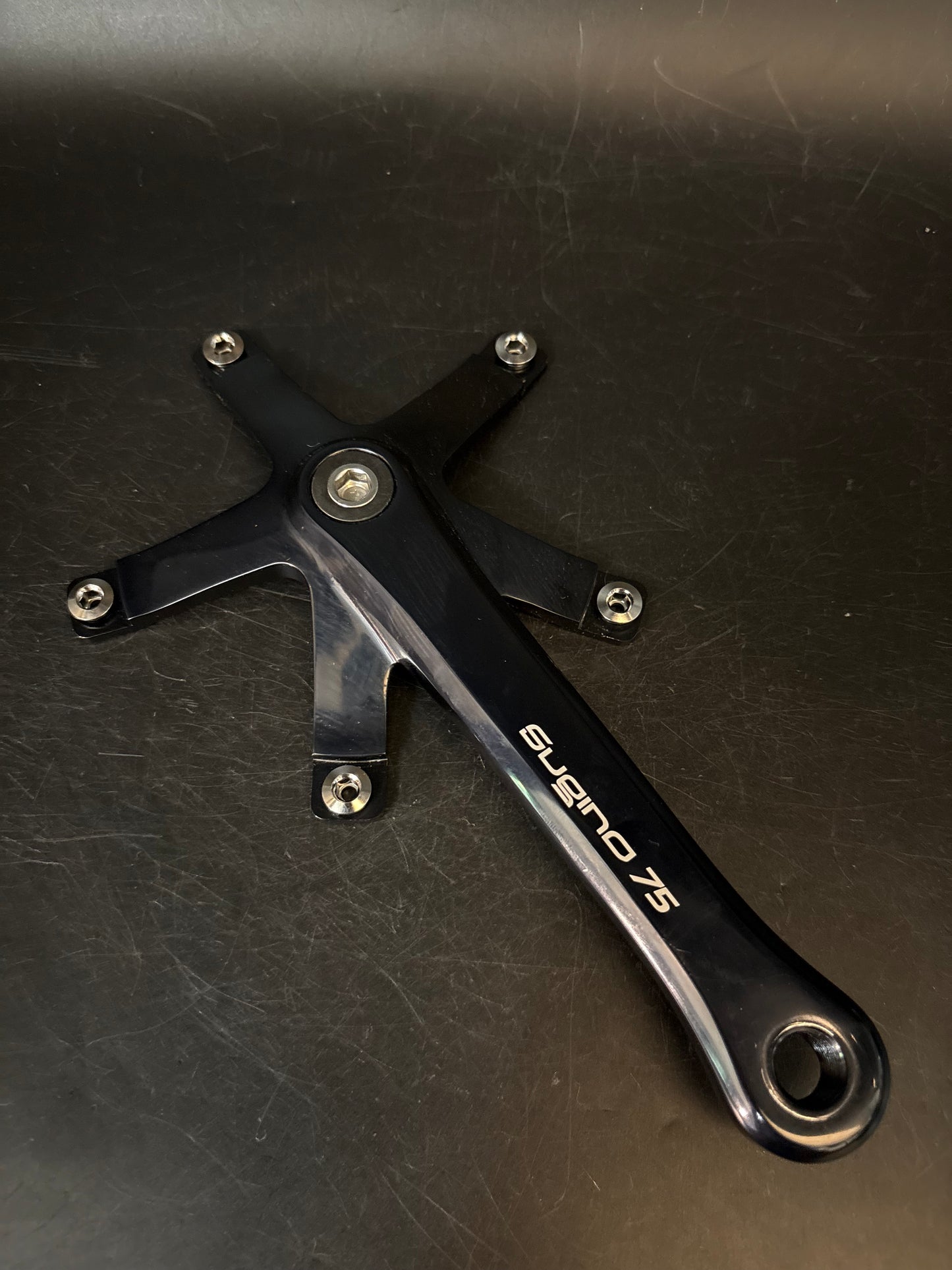 Sugino 75 Cranks Black 165mm